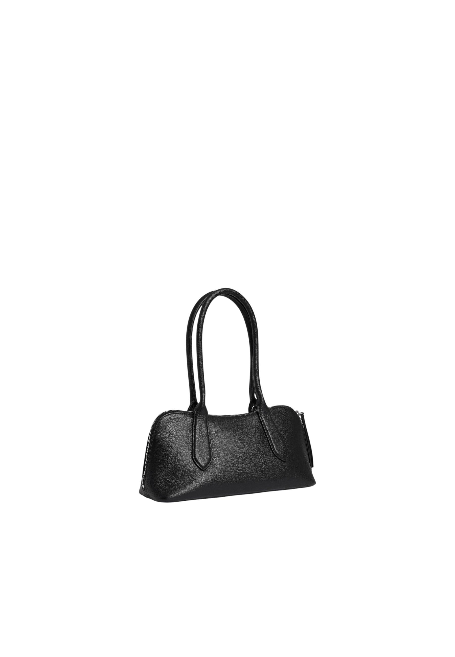 Sac bowling apolline en cuir grainé LE TANNEUR Noir
