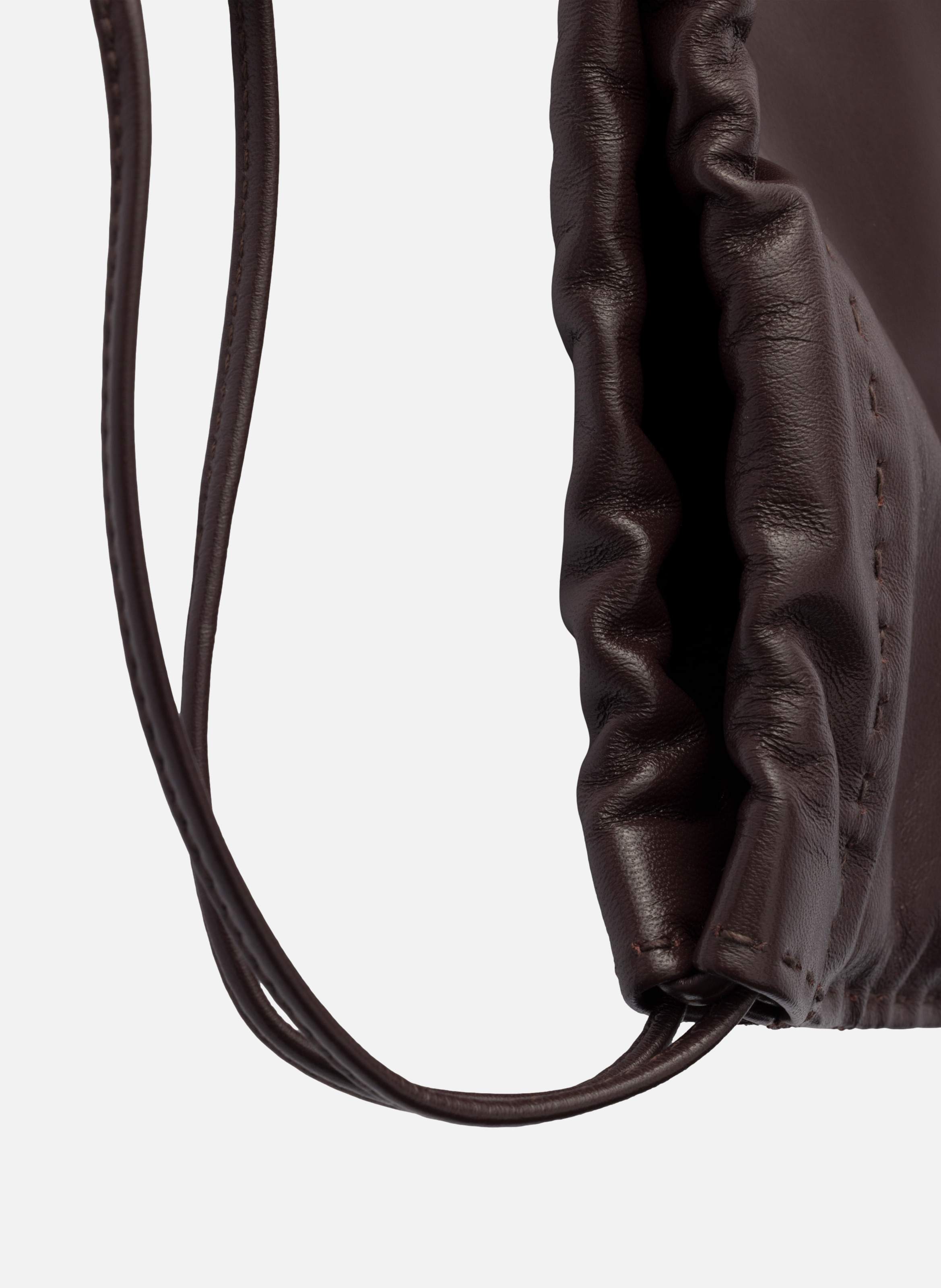 Pochette prada wish en cuir nappa PRADA Marron
