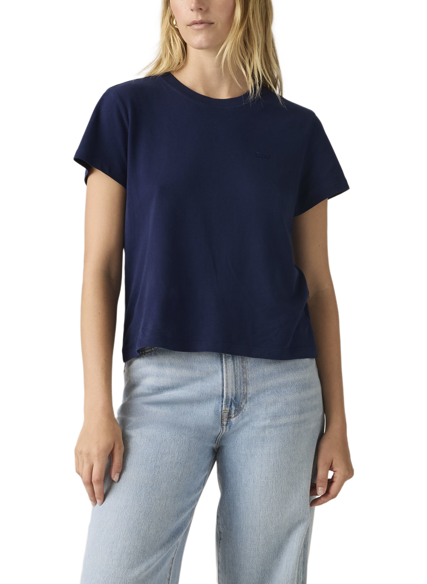 T-shirt met korte mouwen van katoen LEVI'S Blauw