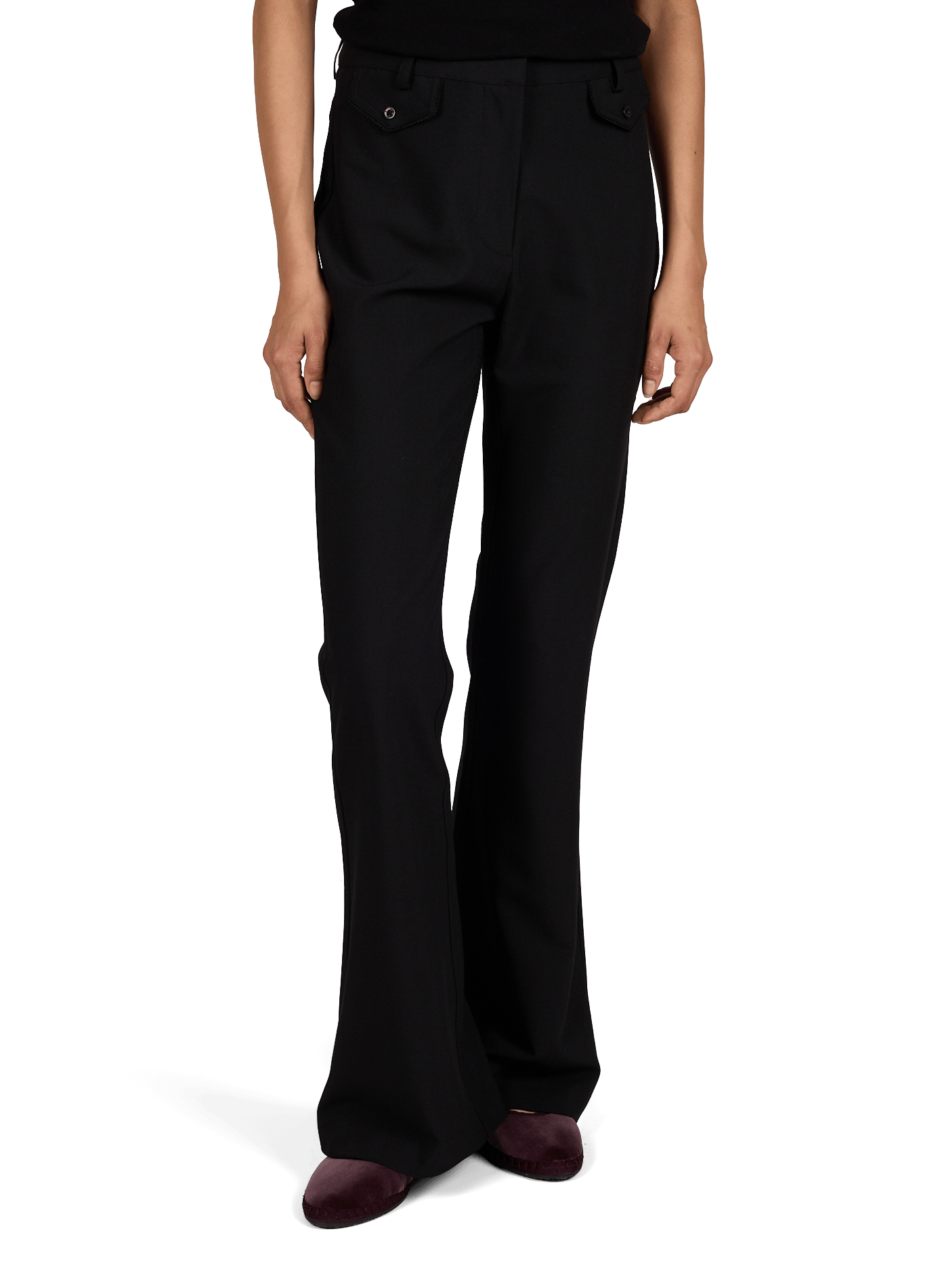 Pantalon flare ROTATE Noir