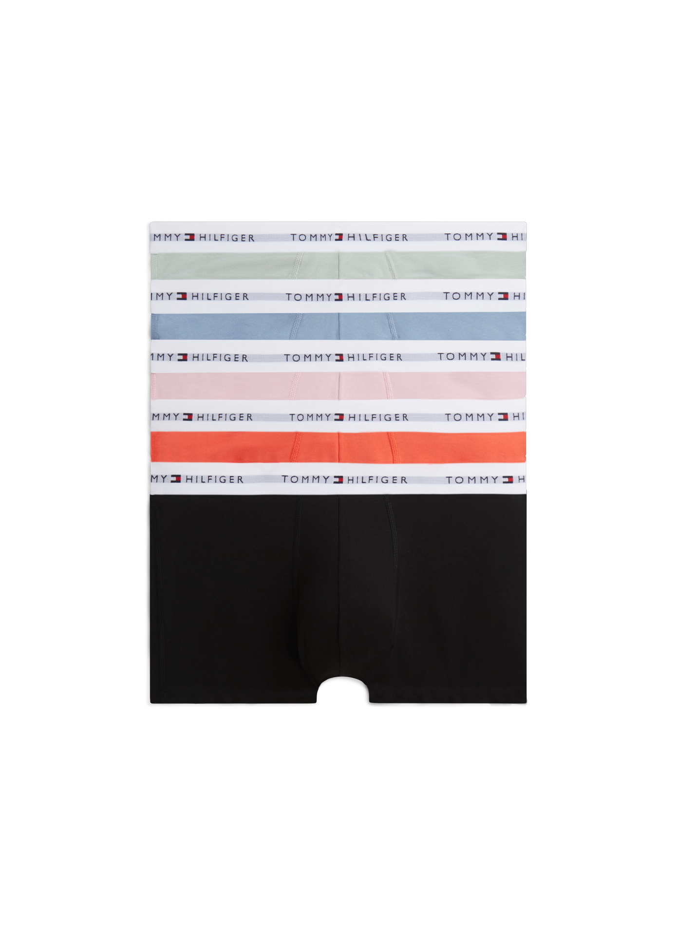 Lot de 5 boxers en coton mélangé TOMMY HILFIGER Multicolore
