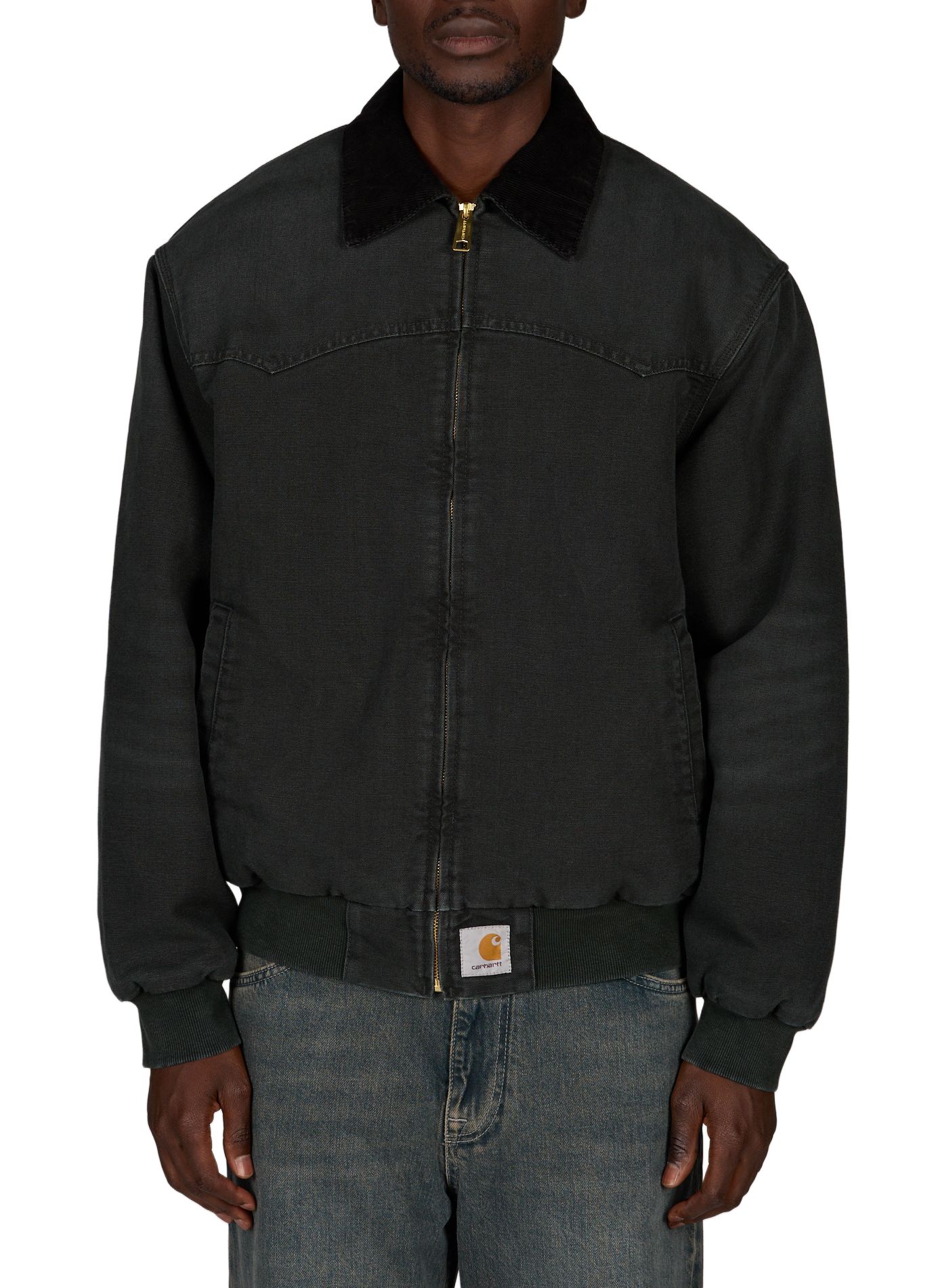 Jacke OG Santa Fe aus Baumwolldenim CARHARTT WIP Grun