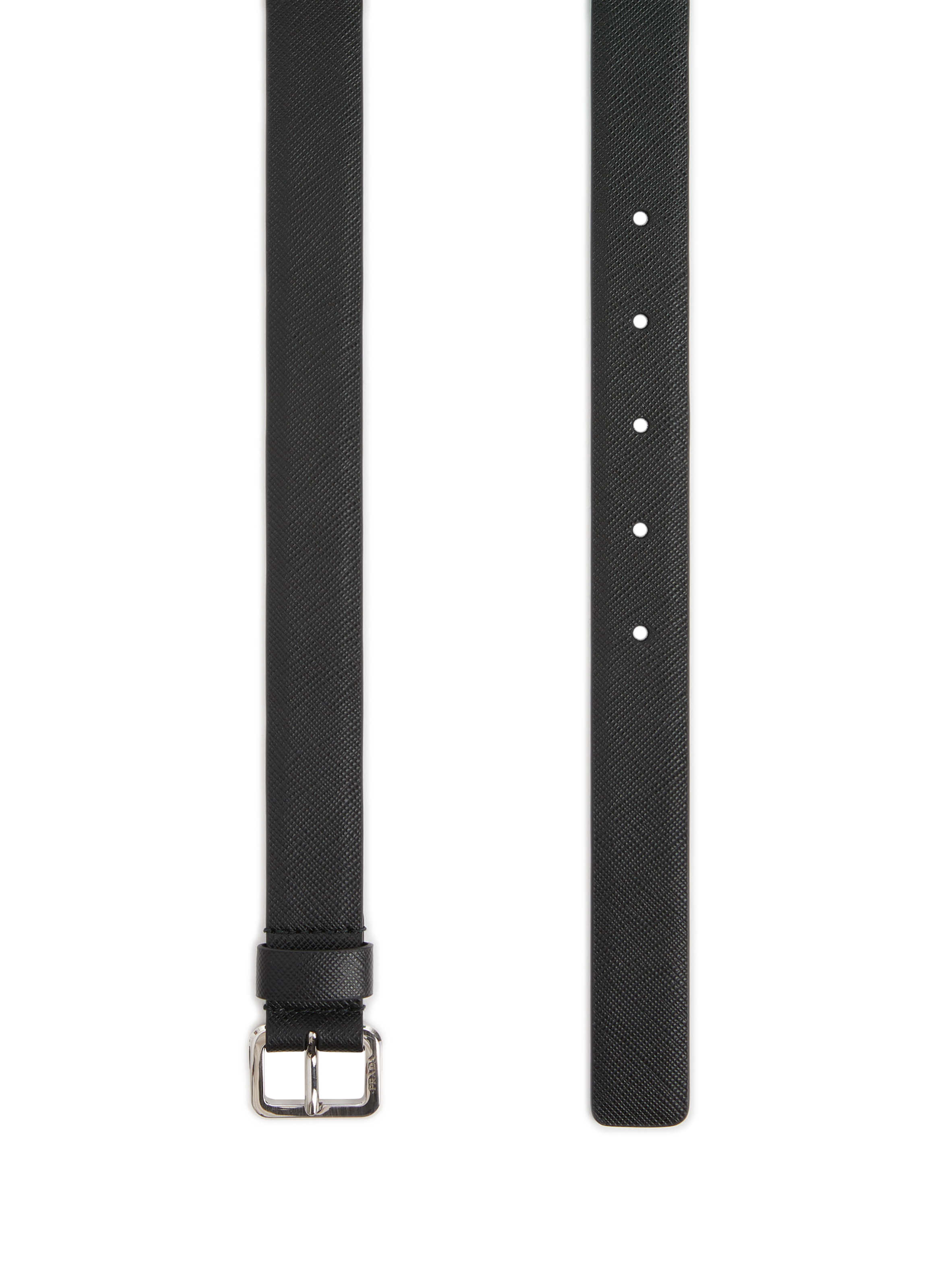 Leather belt PRADA Black