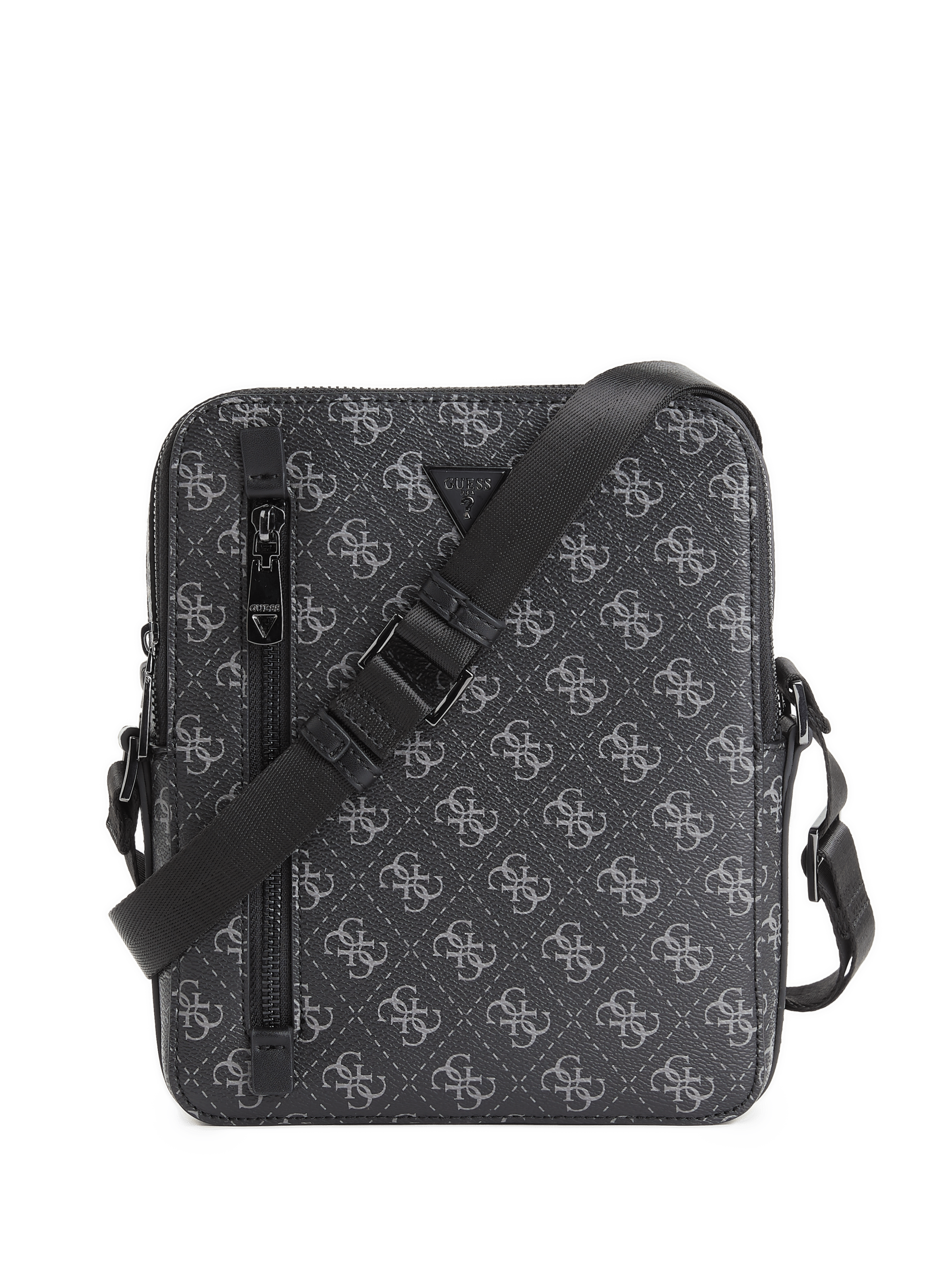 Logotype shoulder bag GUESS Black