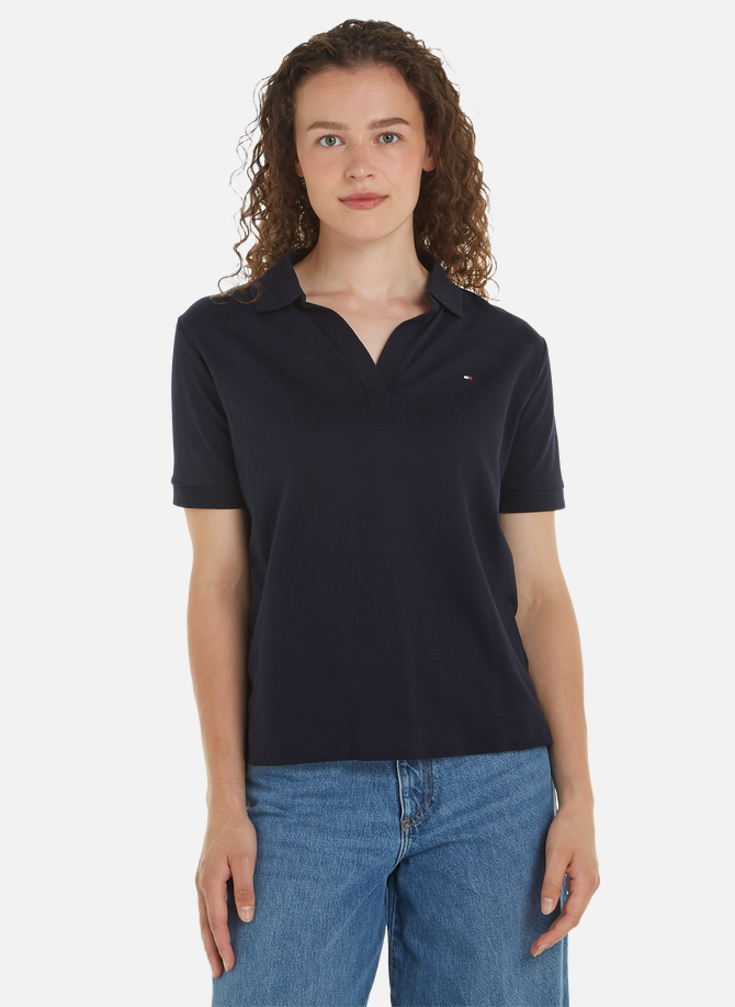 TOMMY HILFIGER lyocell and cotton Polo shirt