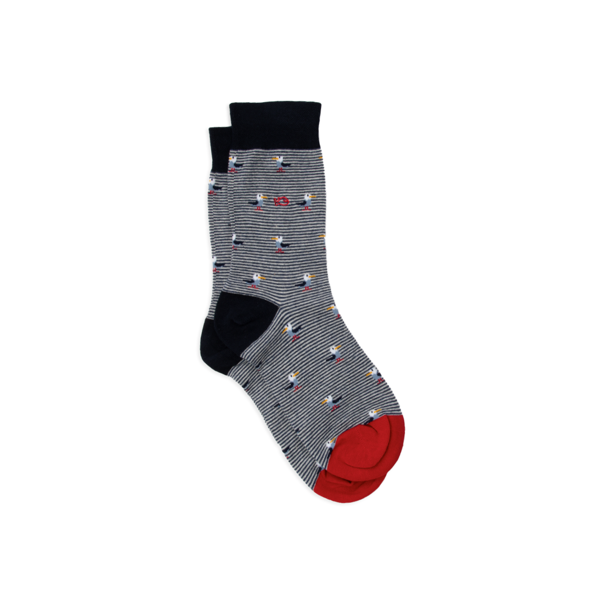Chaussettes en coton peigné animaux BILLYBELT Noir