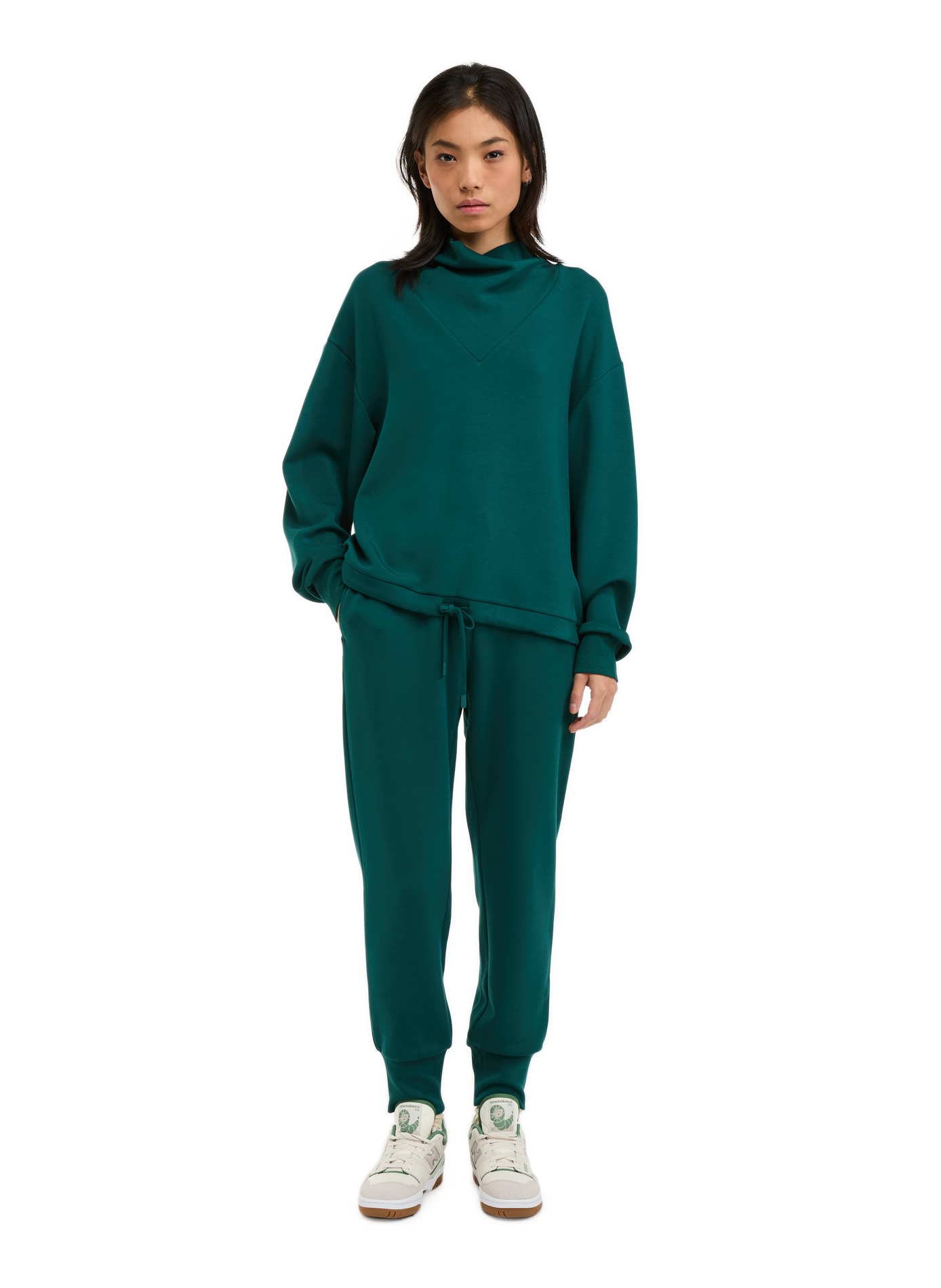 Cotton joggers VARLEY Green