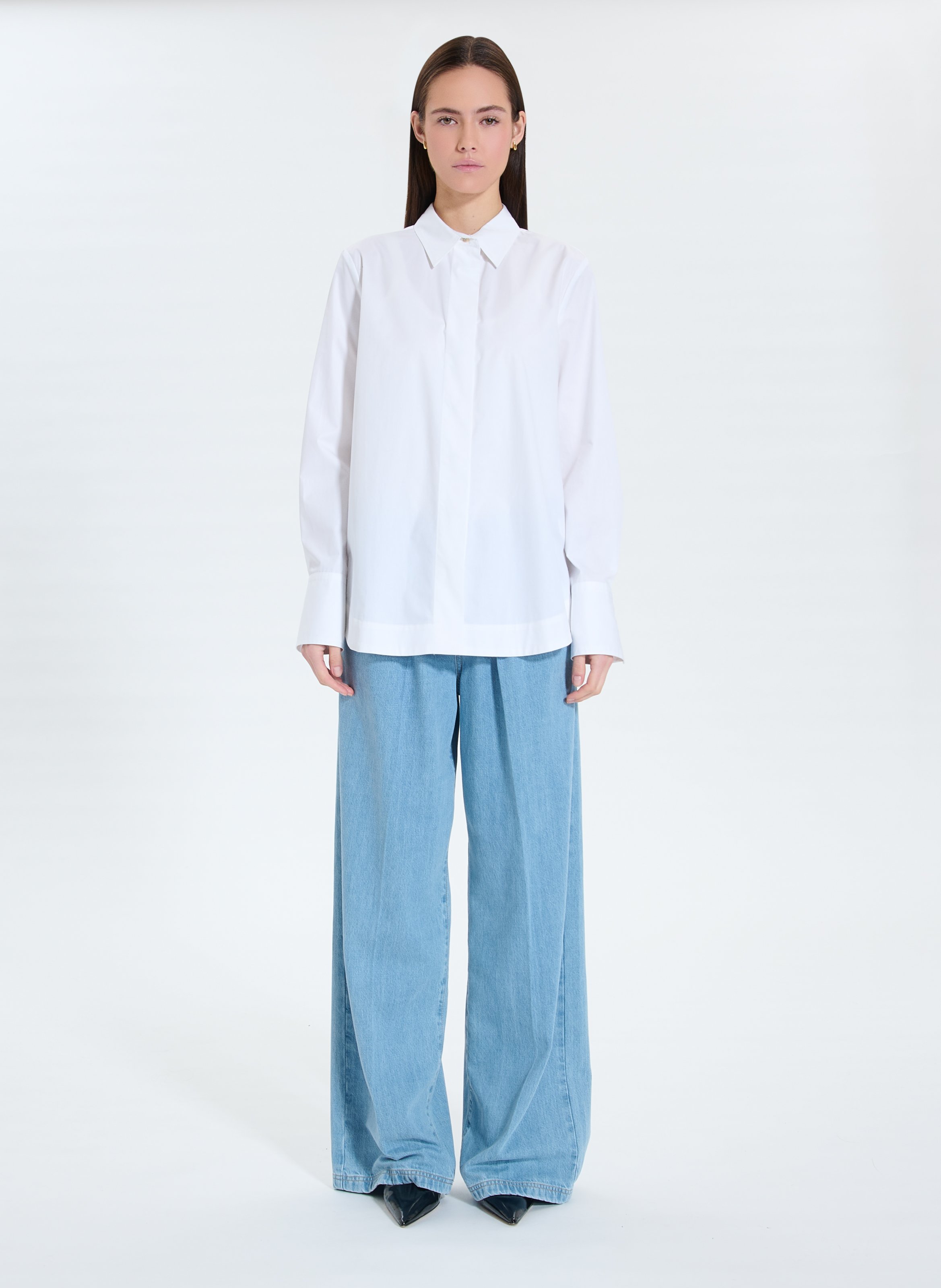 Chemise  clay ZAPA Blanc