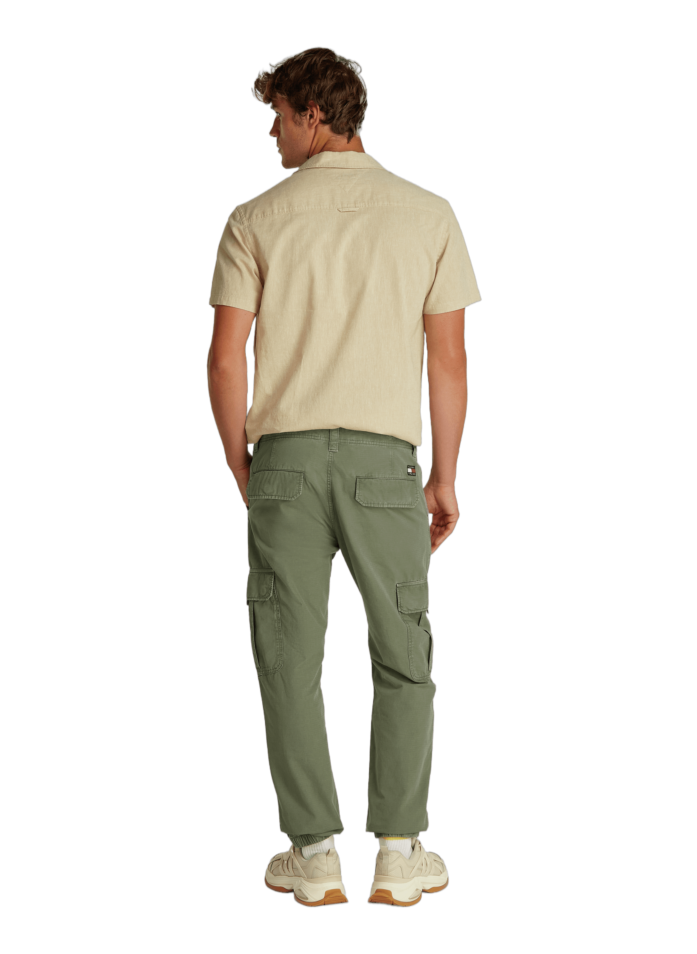 Cotton Cargo Pants TOMMY HILFIGER Green