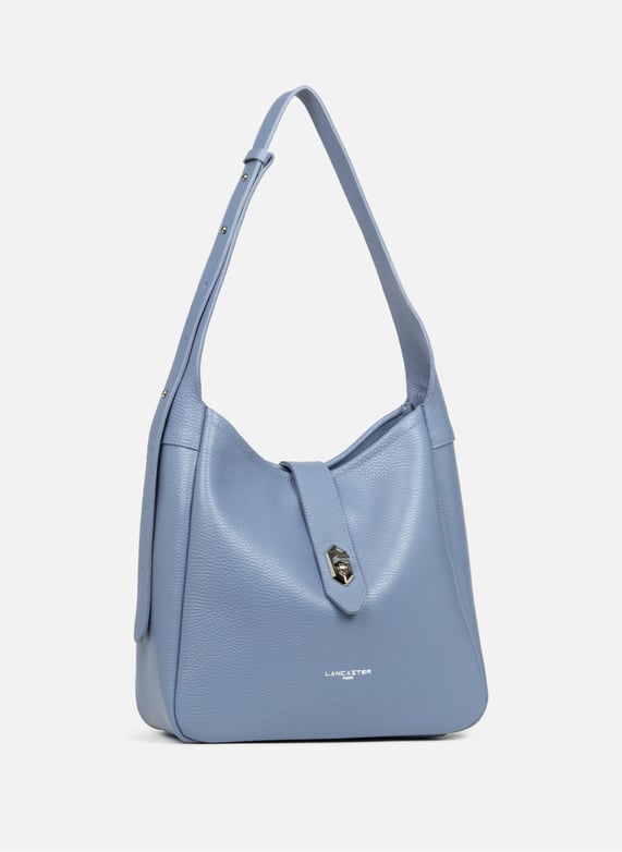 M bucket bag - Top Double | Blue by LANCASTER M bucket bag - Top Double Blue
