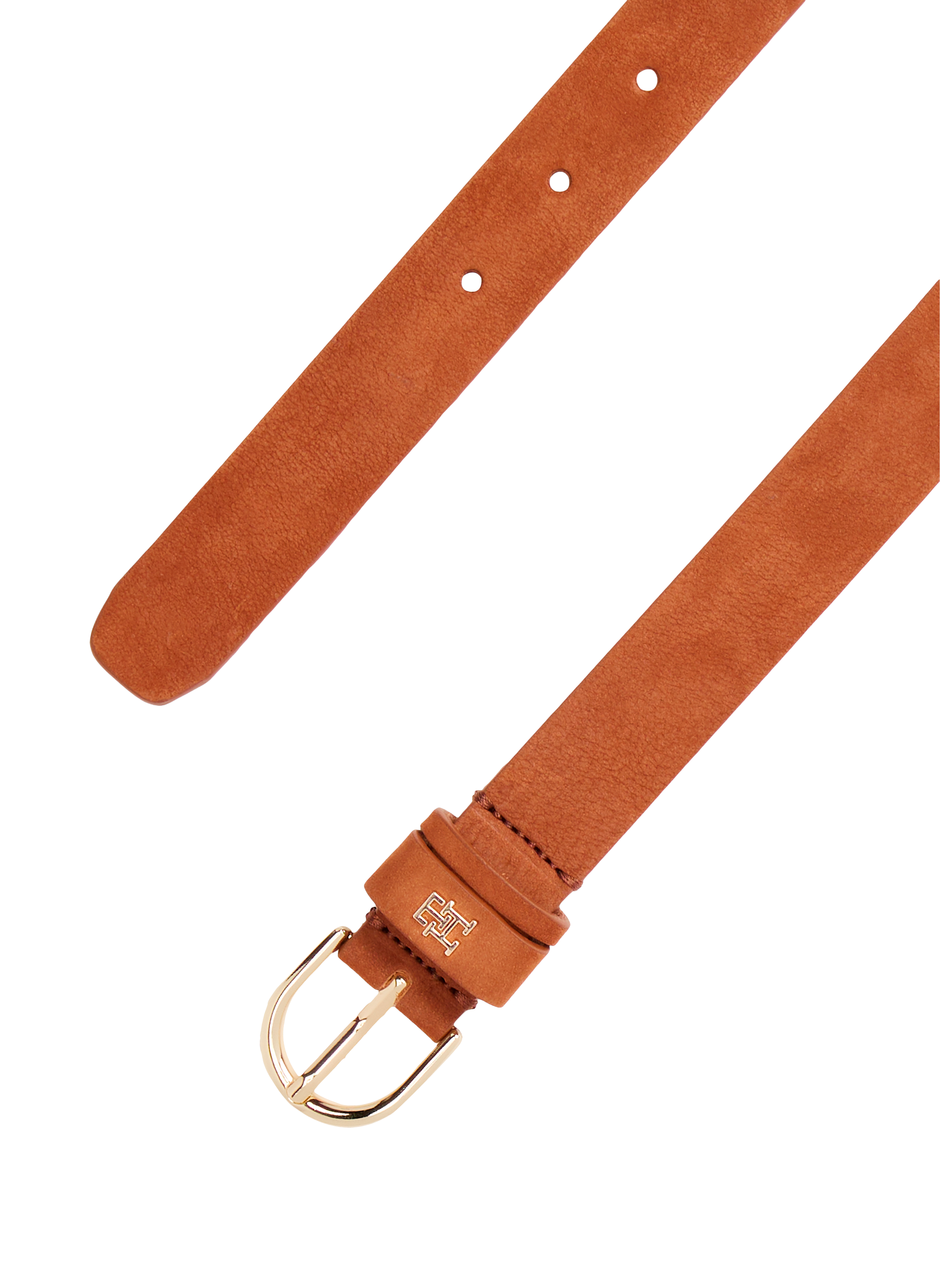 Ceinture en cuir suédé TOMMY HILFIGER Marron