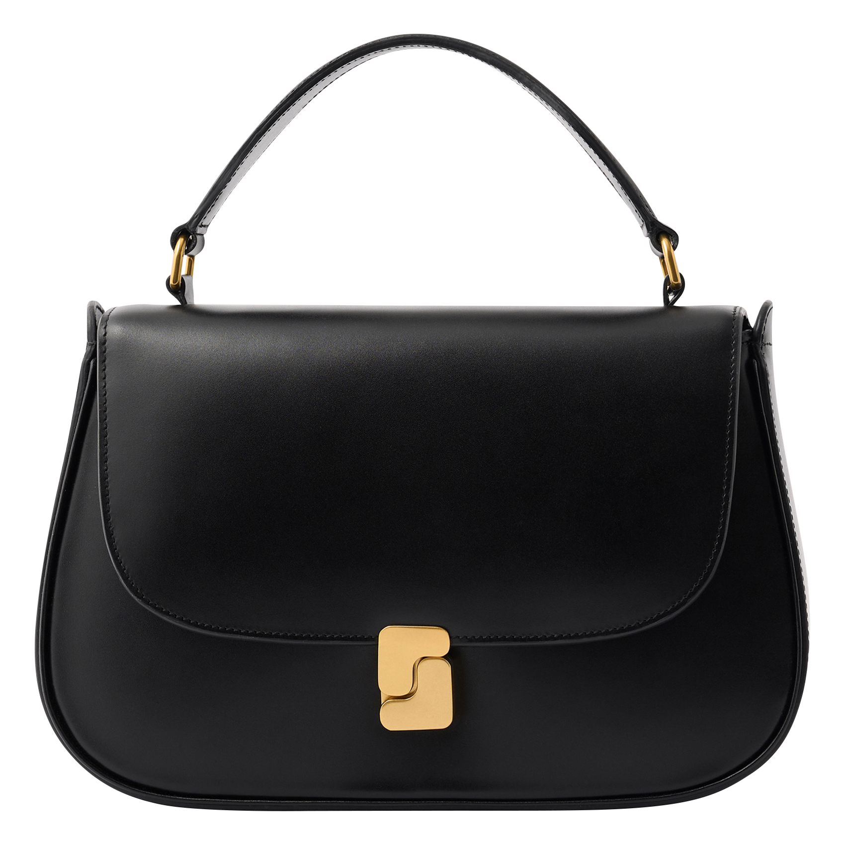 Sac à main en cuir bella SOEUR Noir