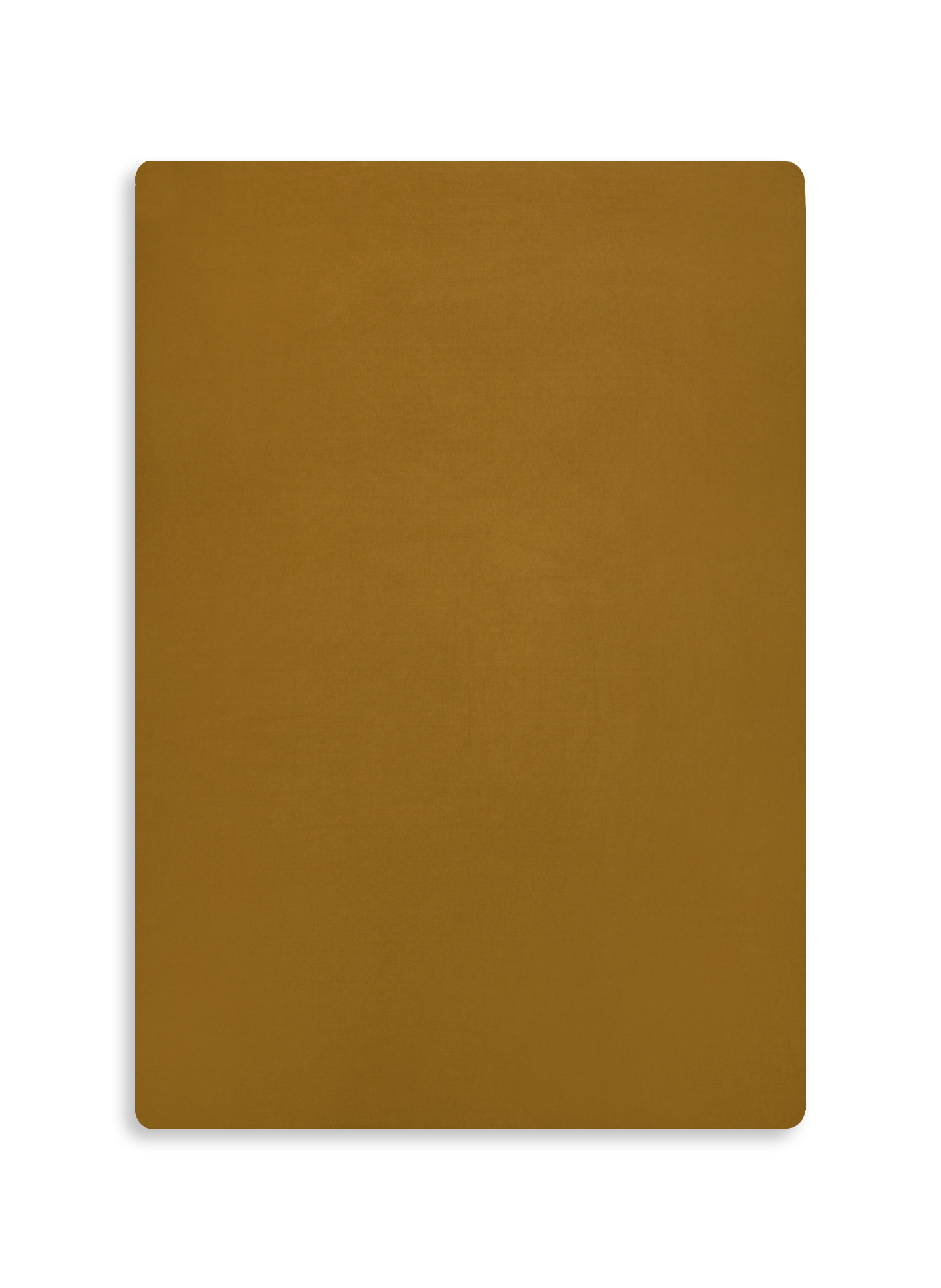 Drap housse en percale lavée de coton Doré by AU PRINTEMPS PARIS AU PRINTEMPS PARIS Drap housse en percale lavée de coton Doré