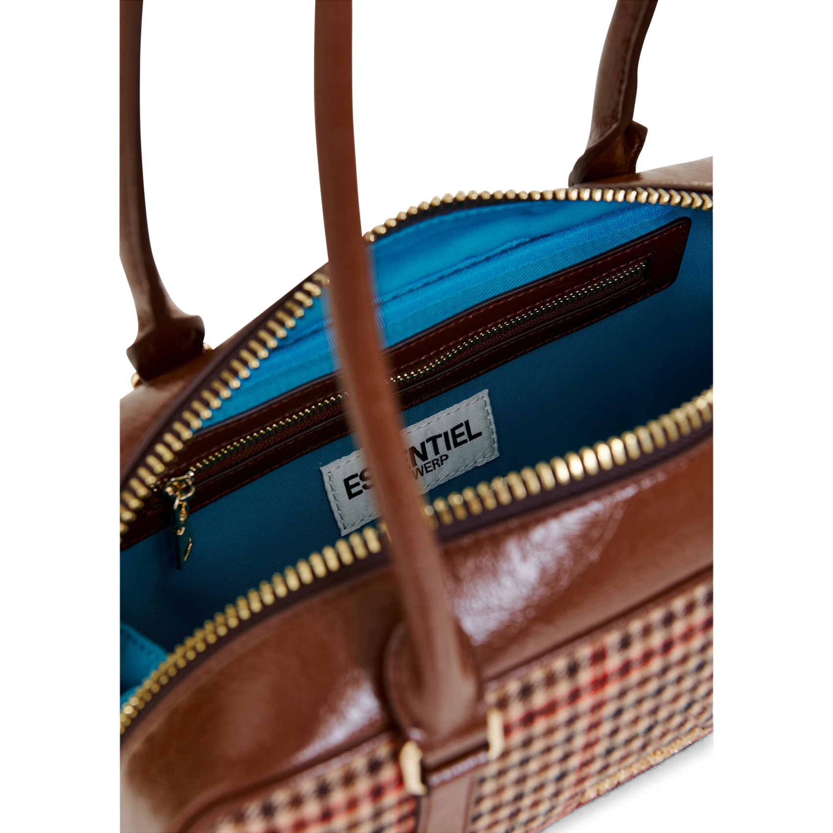 Sac épaule en laine mélangée Igor ESSENTIEL ANTWERP Marron