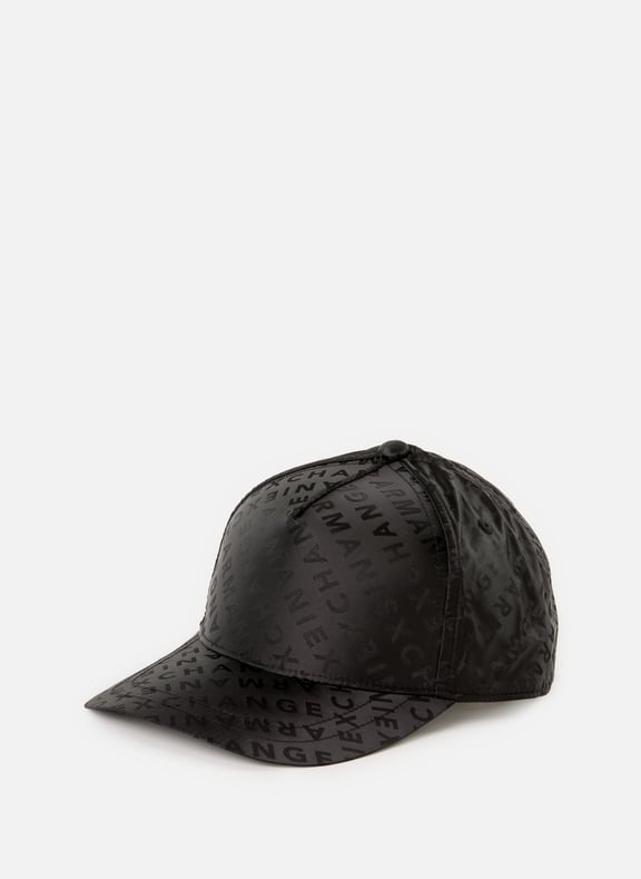 Casquette à visière courbée Noir by ARMANI EXCHANGE ARMANI EXCHANGE Casquette à visière courbée Noir