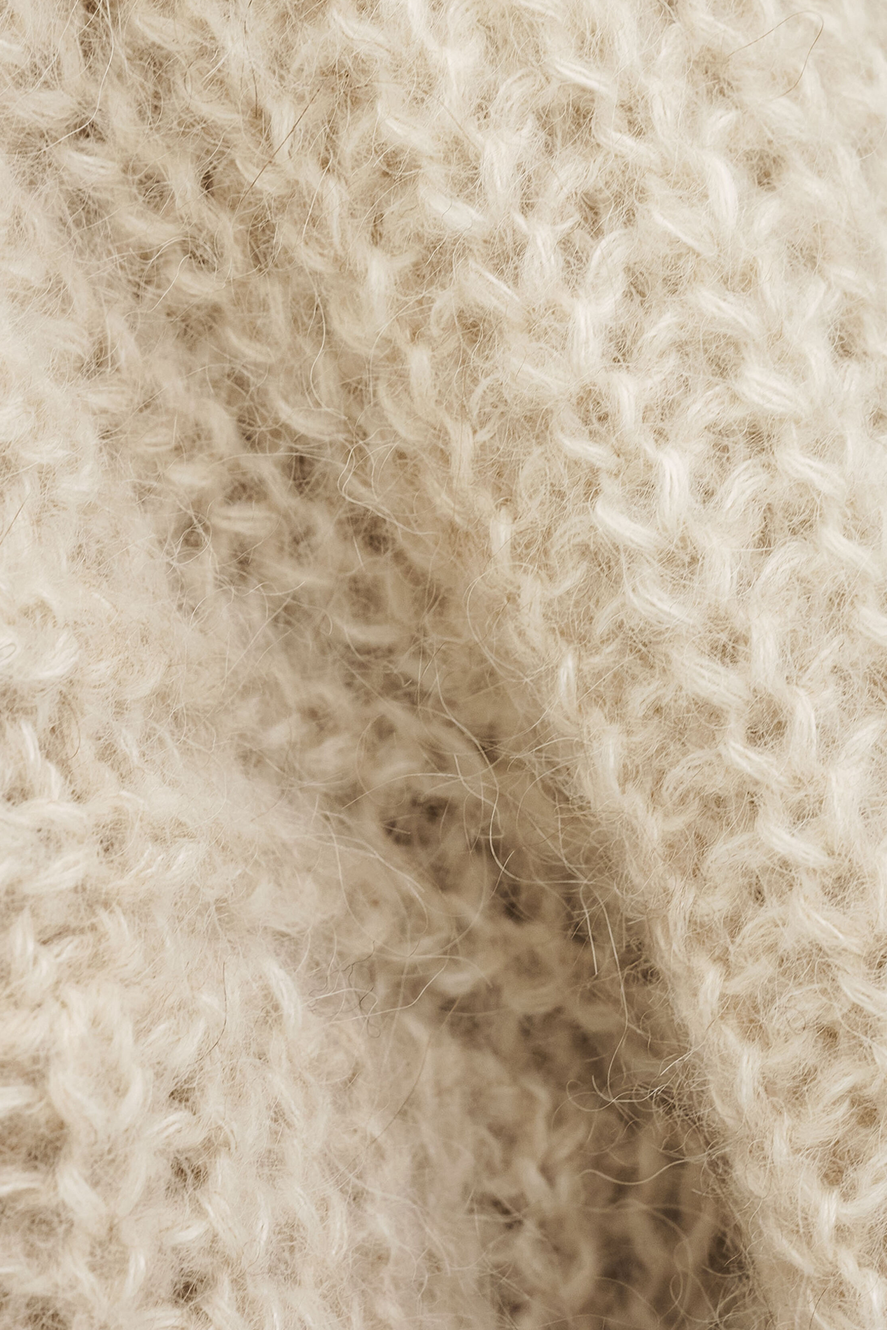 Pull col camionneur en laine mélangée beltane BA&SH Beige