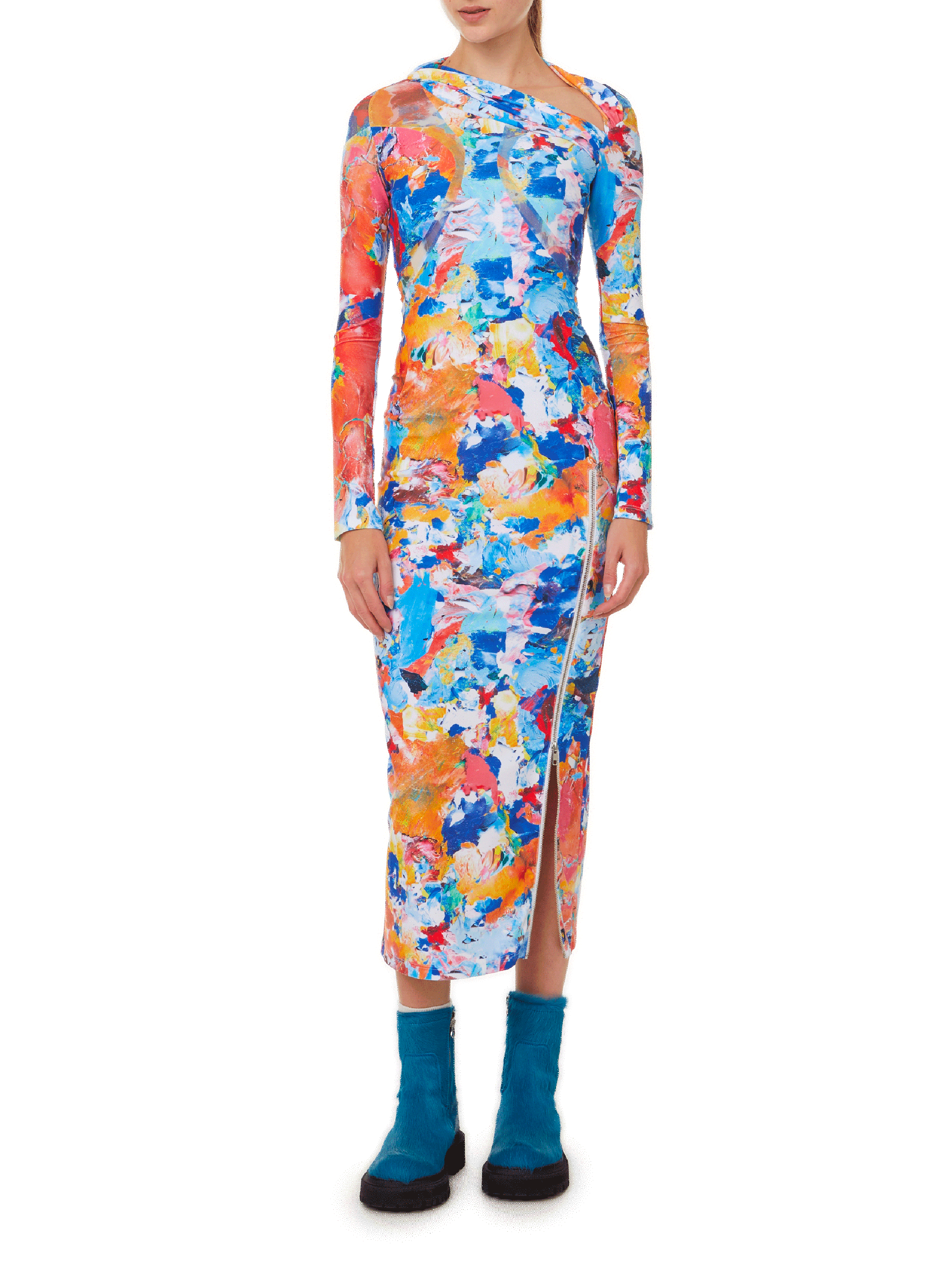 WEINSANTO Printed maxi dress Multicolour
