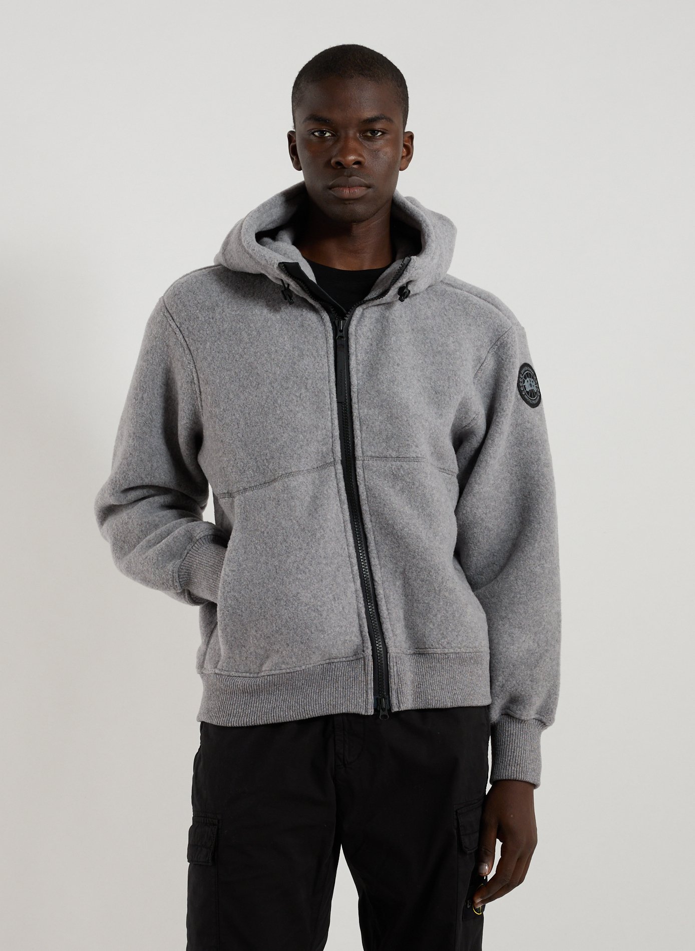 CANADA GOOSE Fleece Jacket Chilliwack Black Grey