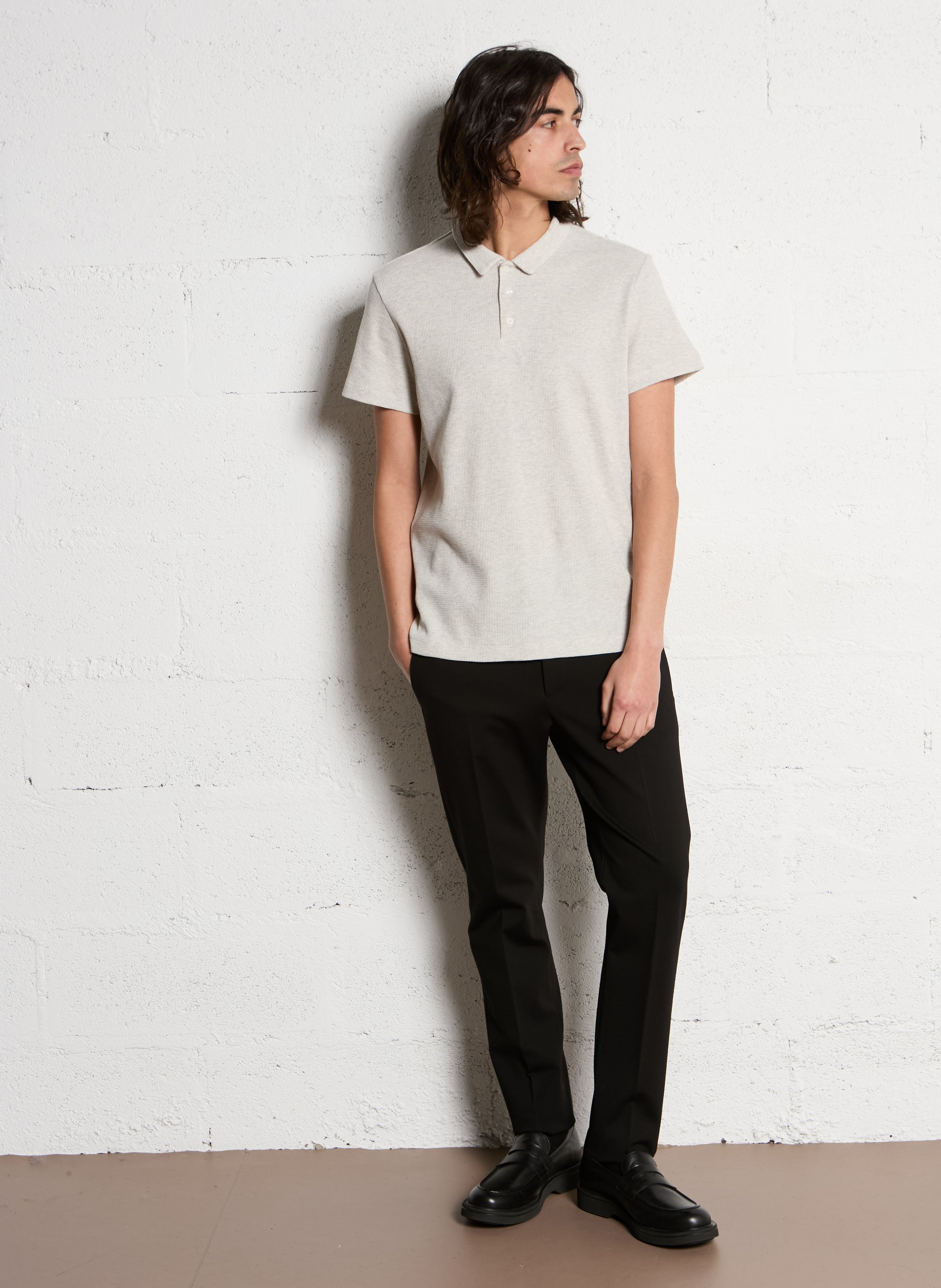 Pantalon de tailleur slim IKKS Noir