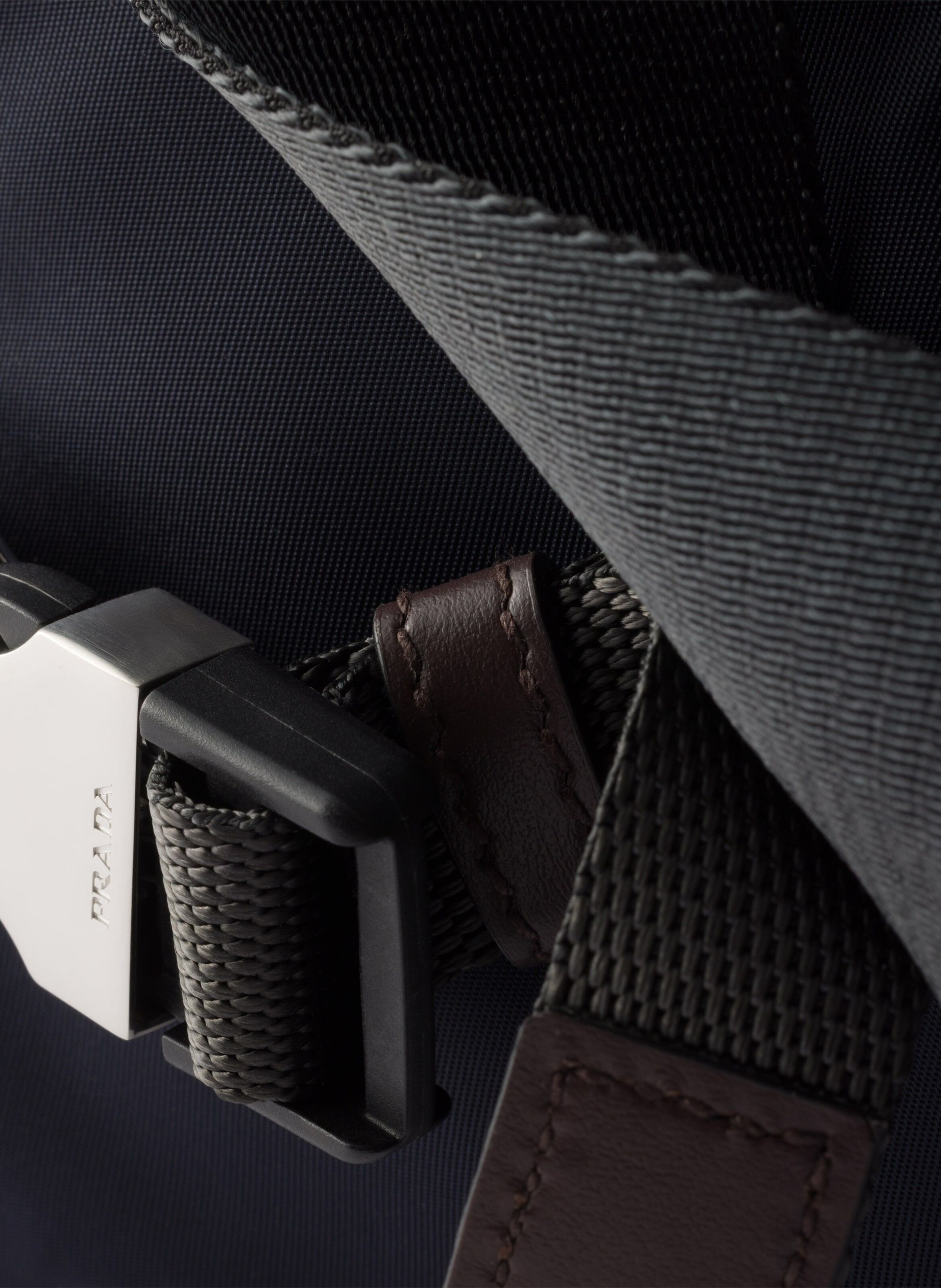 Sac porté épaule prada speedrock en re-nylon et cu PRADA Bleu