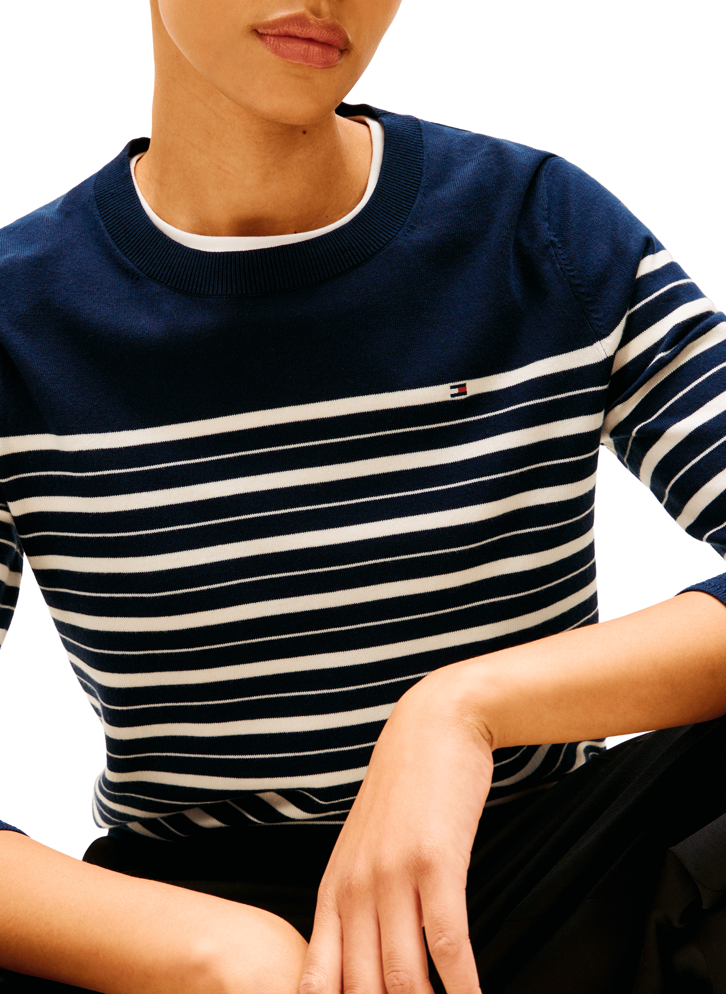 Pull à col ras-du-cou TOMMY HILFIGER Multicolore