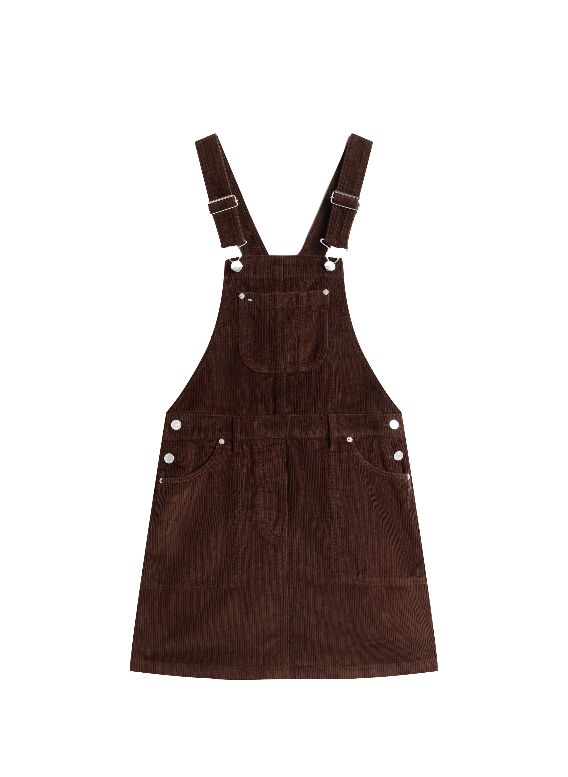 Robe salopette en coton TOMMY HILFIGER Marron