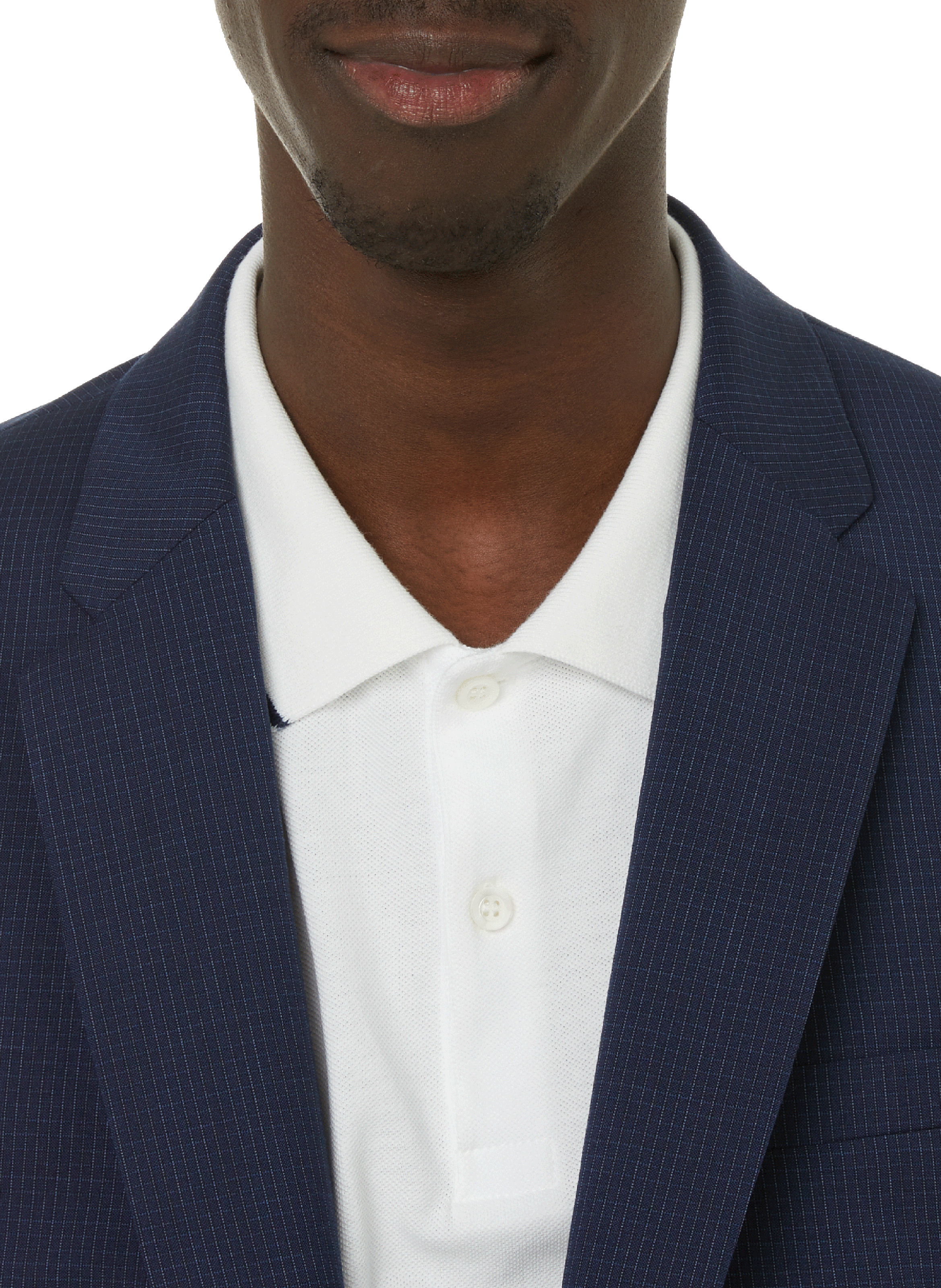 Wool check jacket SAISON 1865 Blue