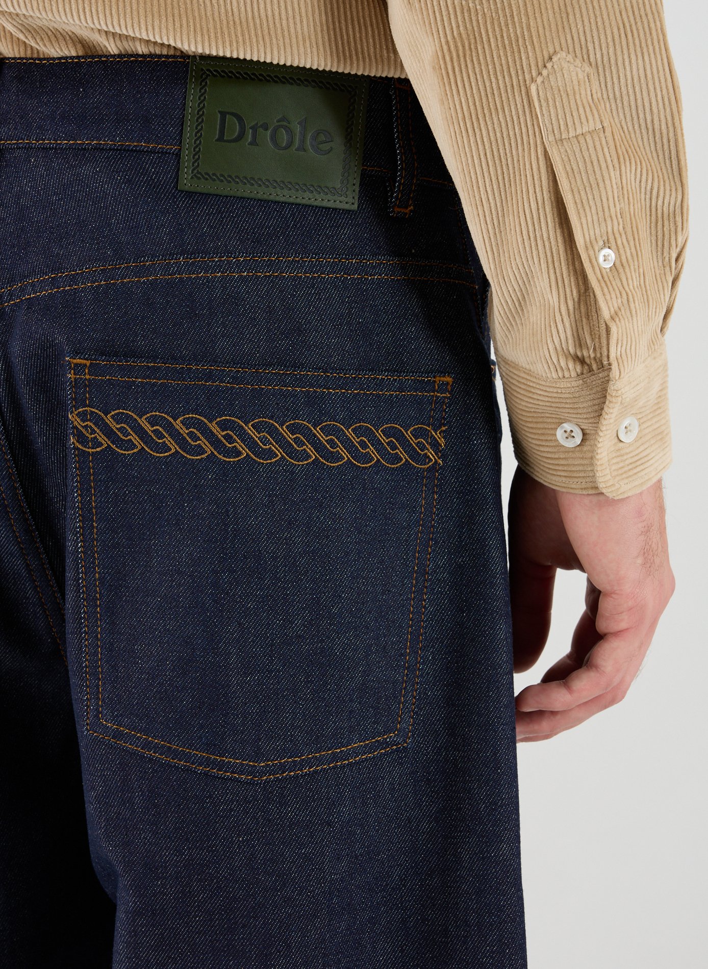 Jean oversize en coton biologique DROLE DE MONSIEUR Bleu