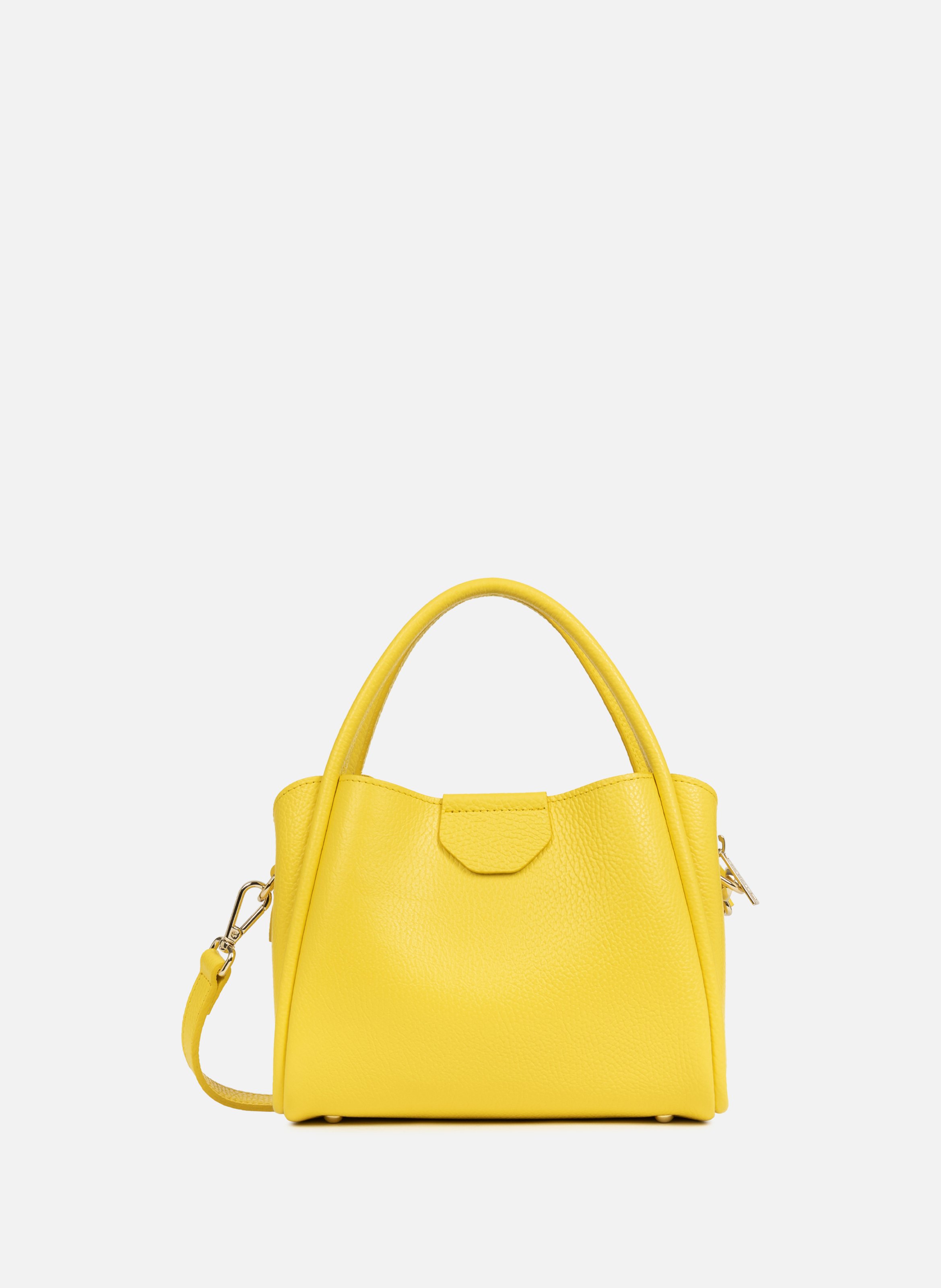 Small handbag - Ida Double LANCASTER Yellow