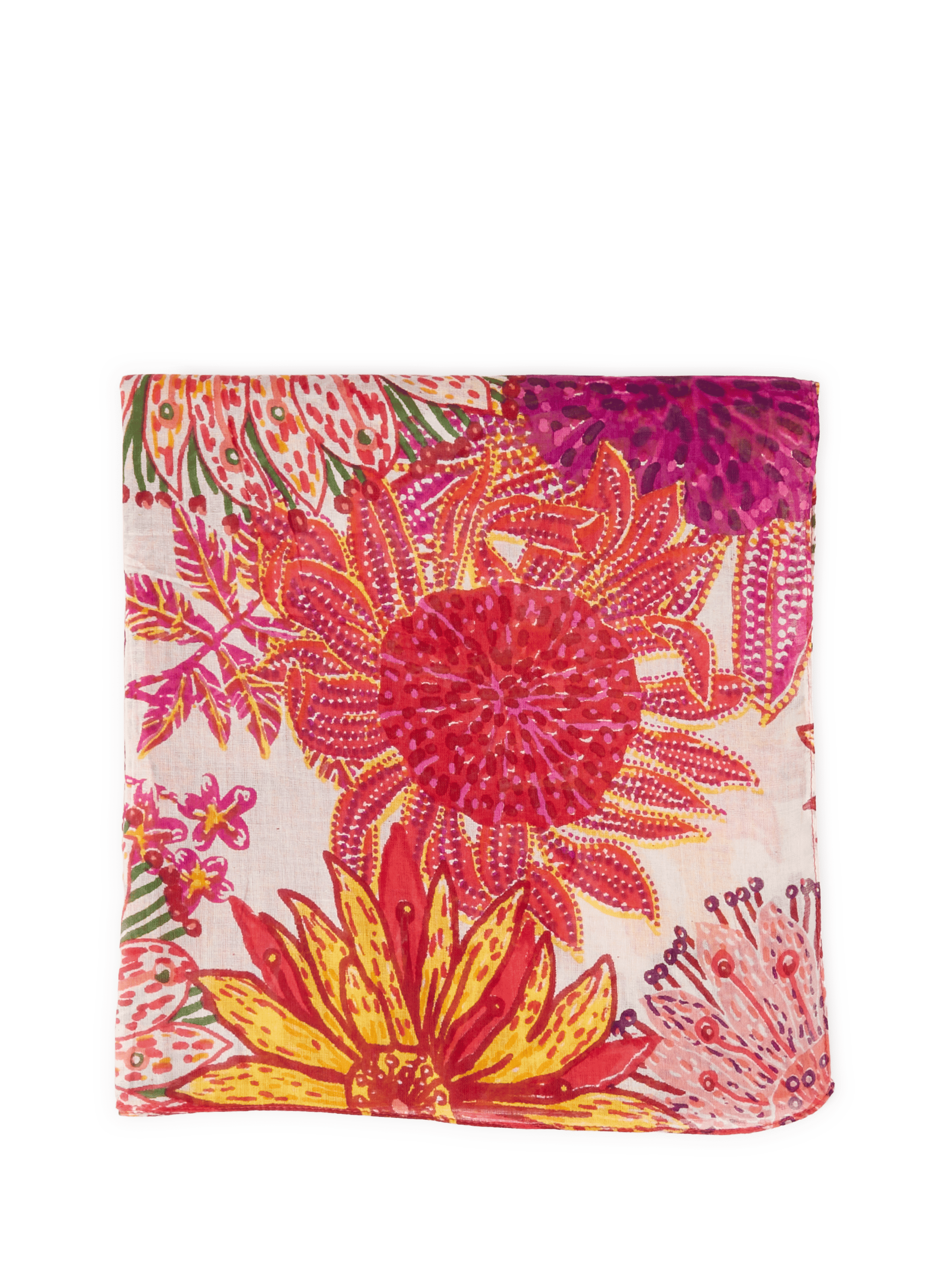 Etole Gros Tournesols en coton AU PRINTEMPS PARIS Rose