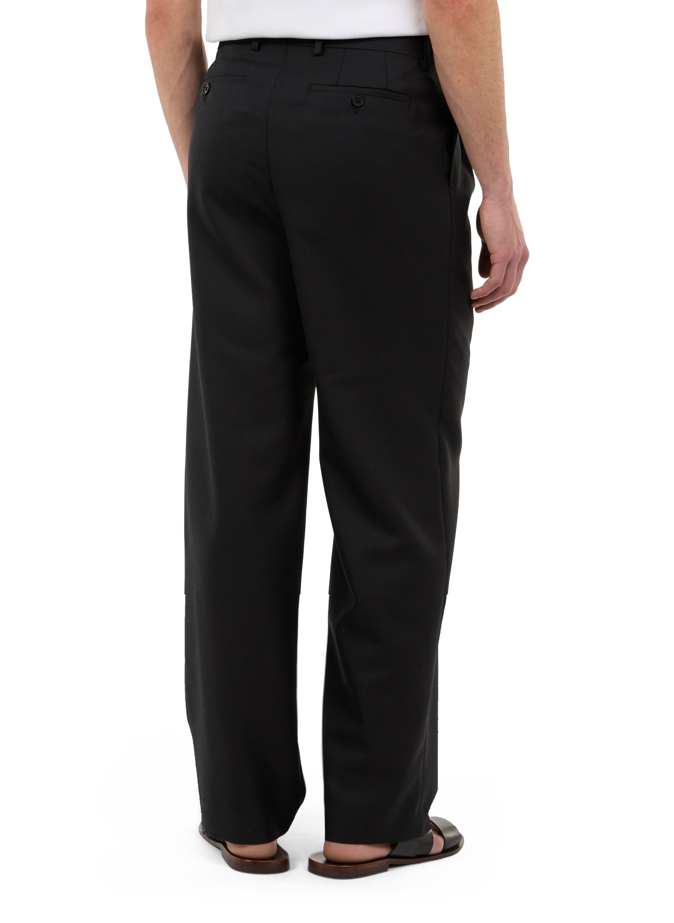 Cropped wool trousers SAISON 1865 Black