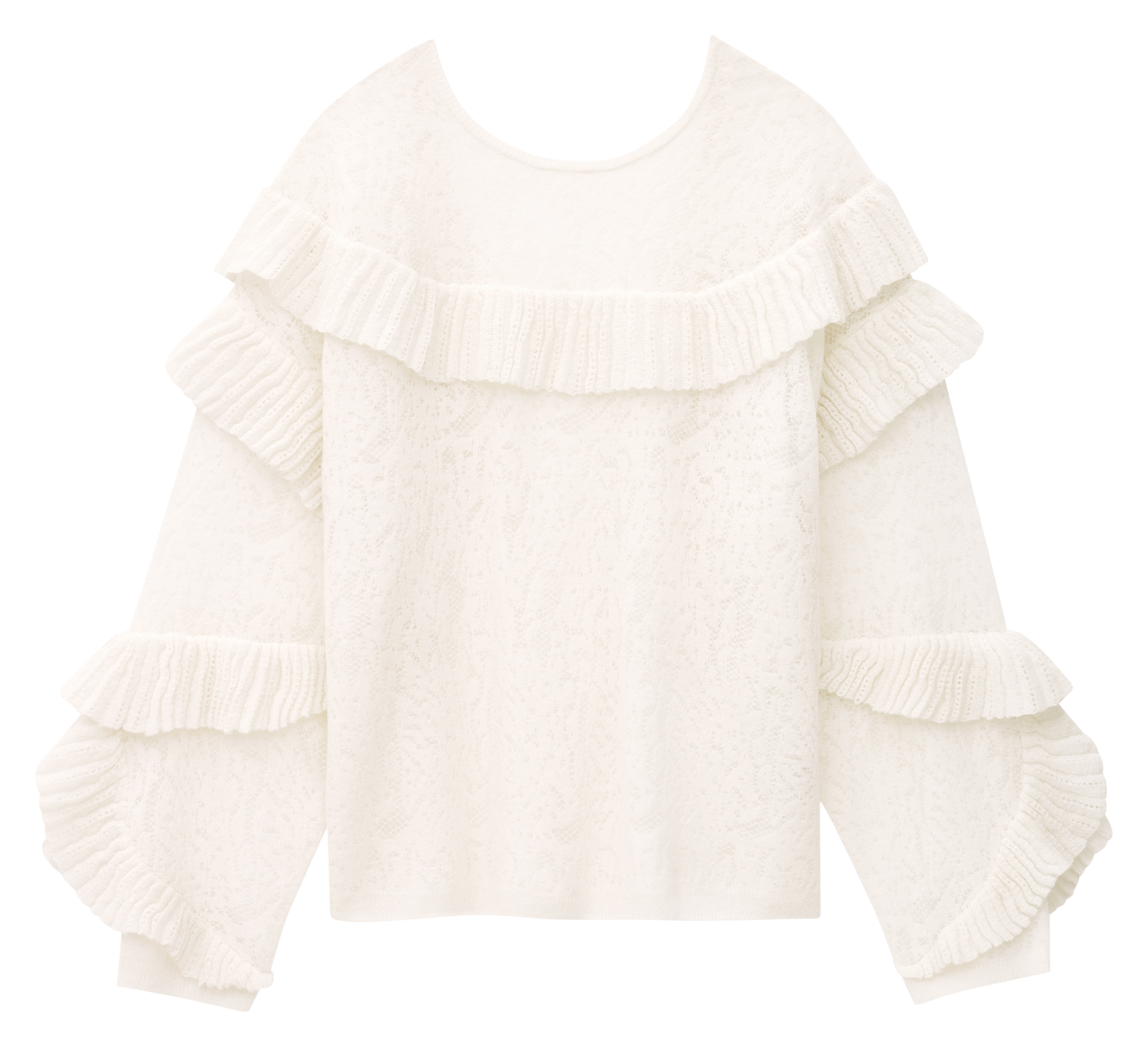 Pull ample à volants lucas BA&SH Beige