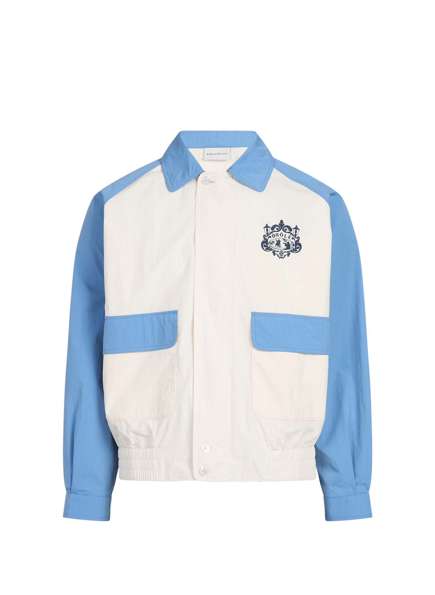 Straight jacket with classic printed collar DROLE DE MONSIEUR Beige