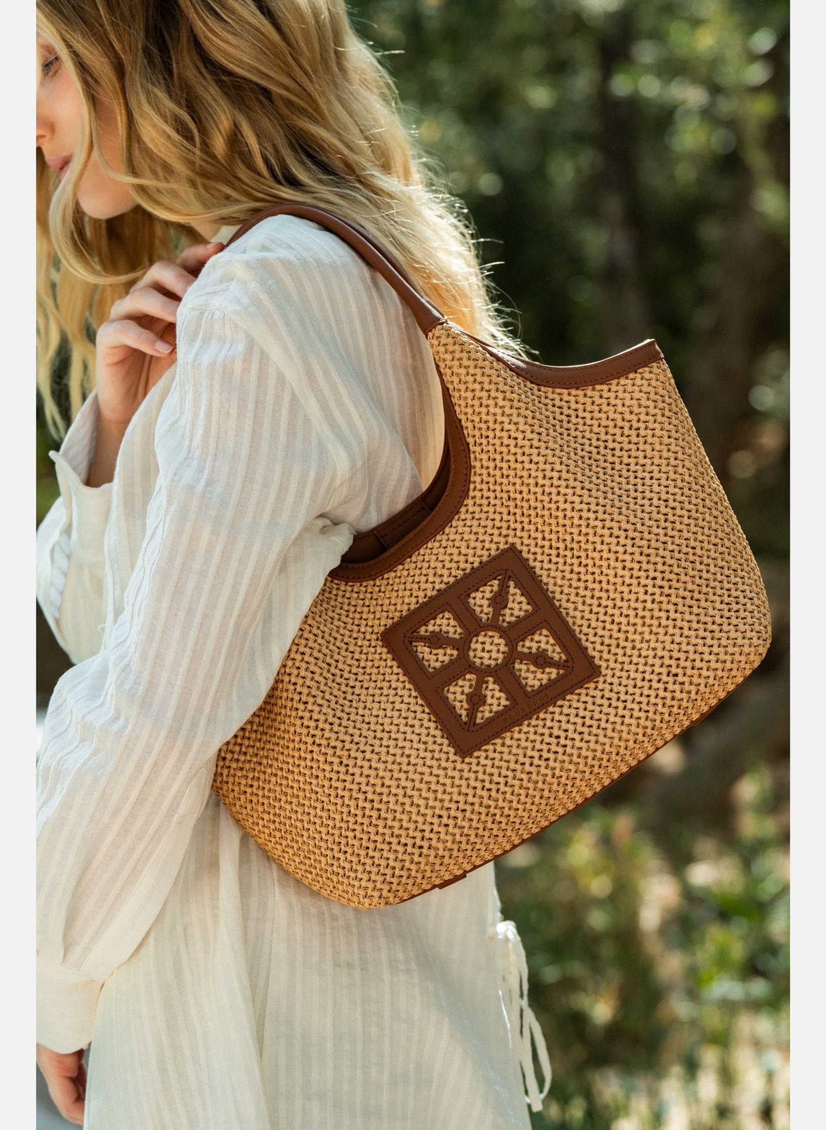 Riviera | sac porté épaule POURCHET Doré