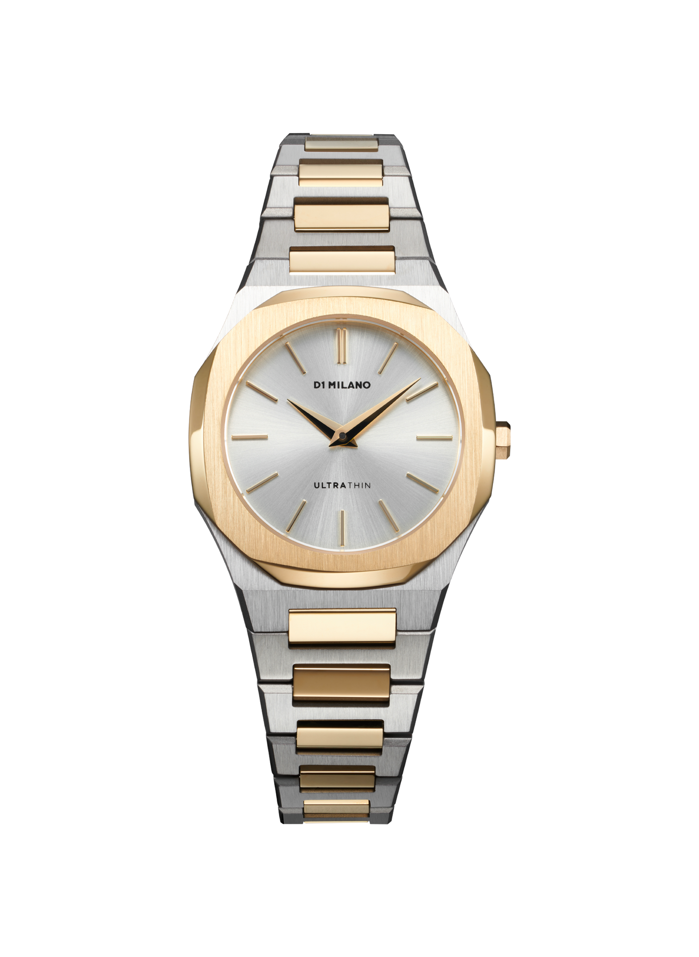 Montre Edge en acier inoxydable D1 MILANO Argent