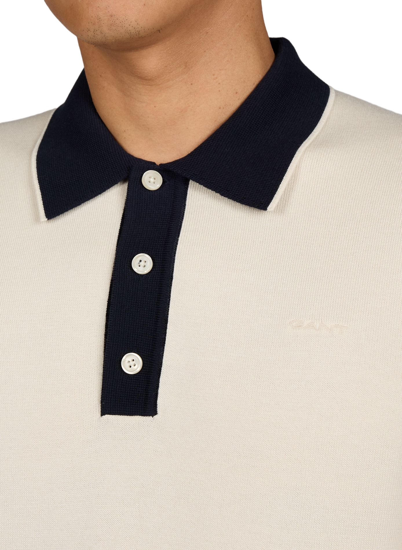 Polo manches courtes uni GANT Beige