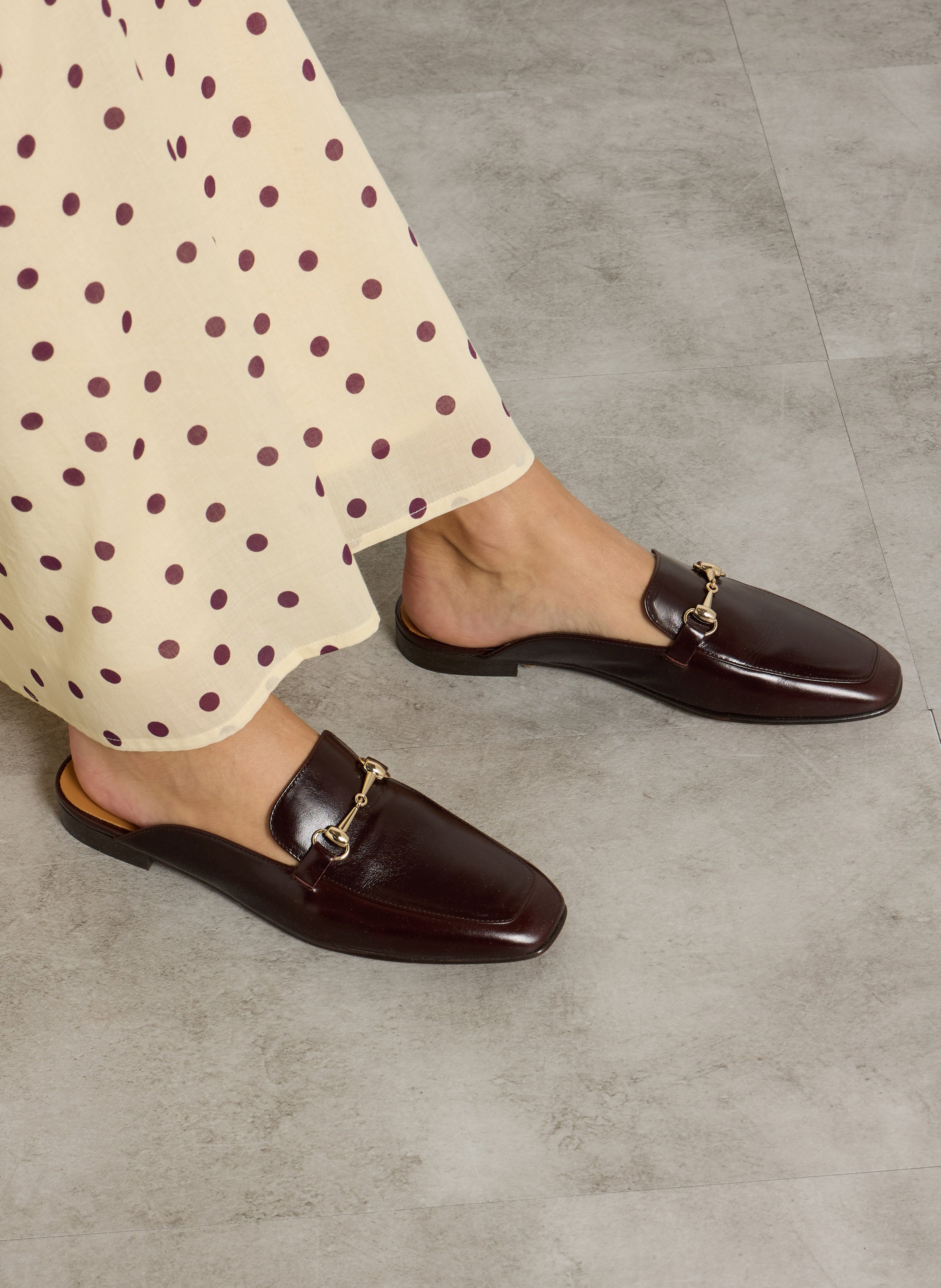 Mocassins en cuir emy BOBBIES Marron