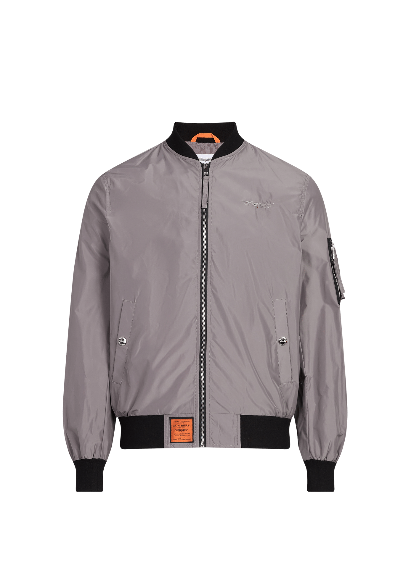 Bomber broderie logo sur poitrine BOMBERS ORIGINAL Gris