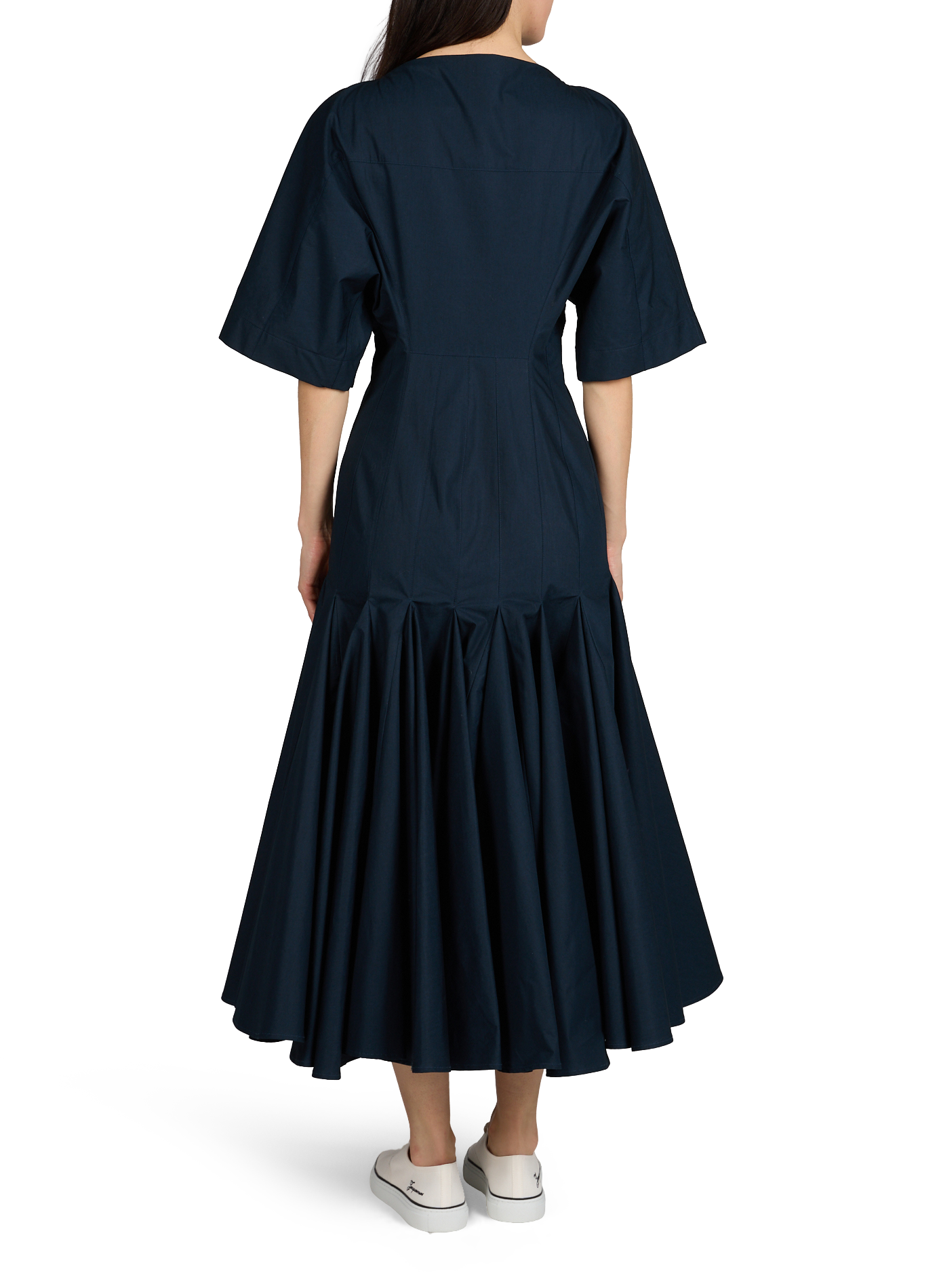 La Robe Moisson en coton JACQUEMUS Bleu