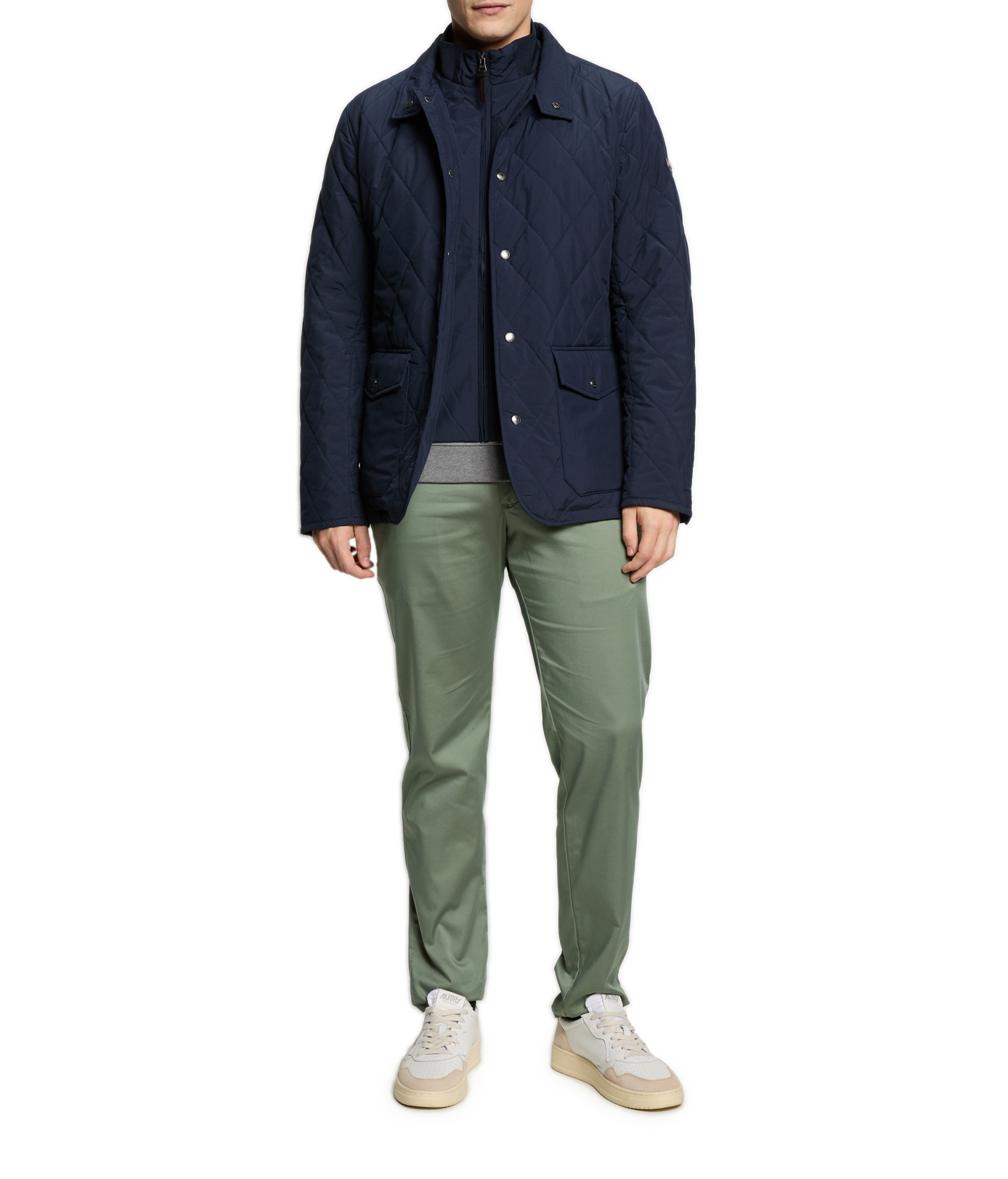 Padded gilet HACKETT Blue