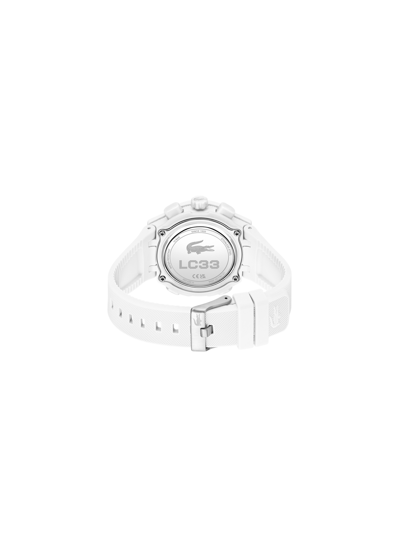Montre quartz LC33 en silicone  LACOSTE MONTRES Rose