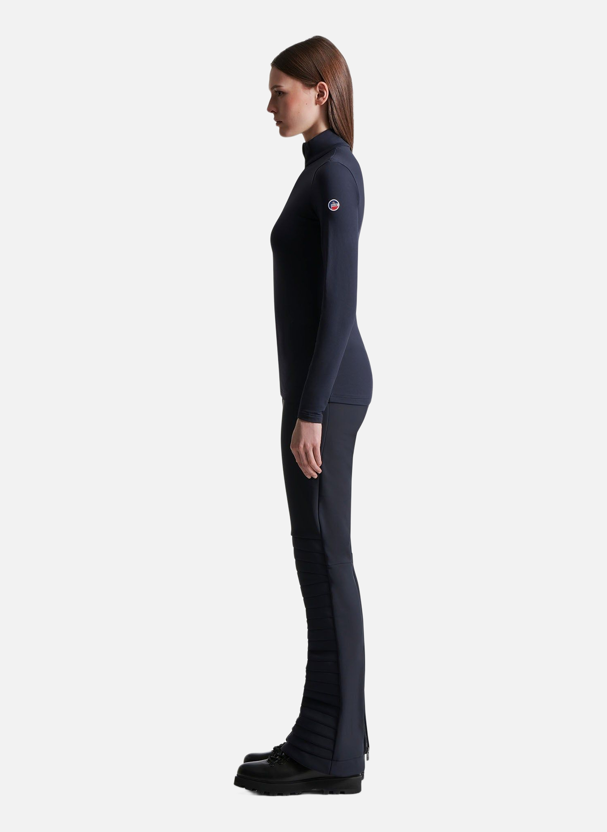 Sous pull gemini col montant coupe ajustée FUSALP Bleu