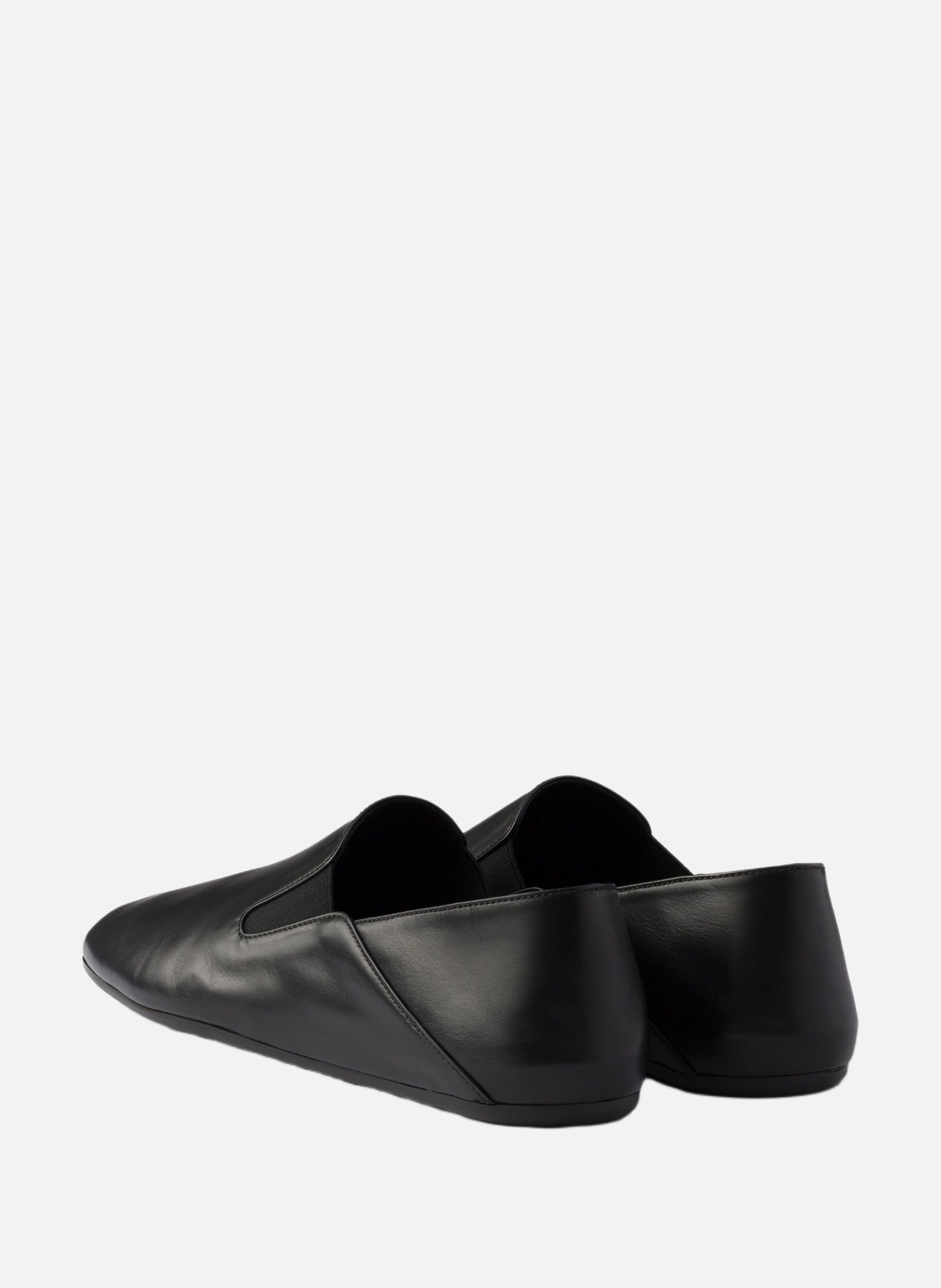 Mocassins en cuir PRADA Noir