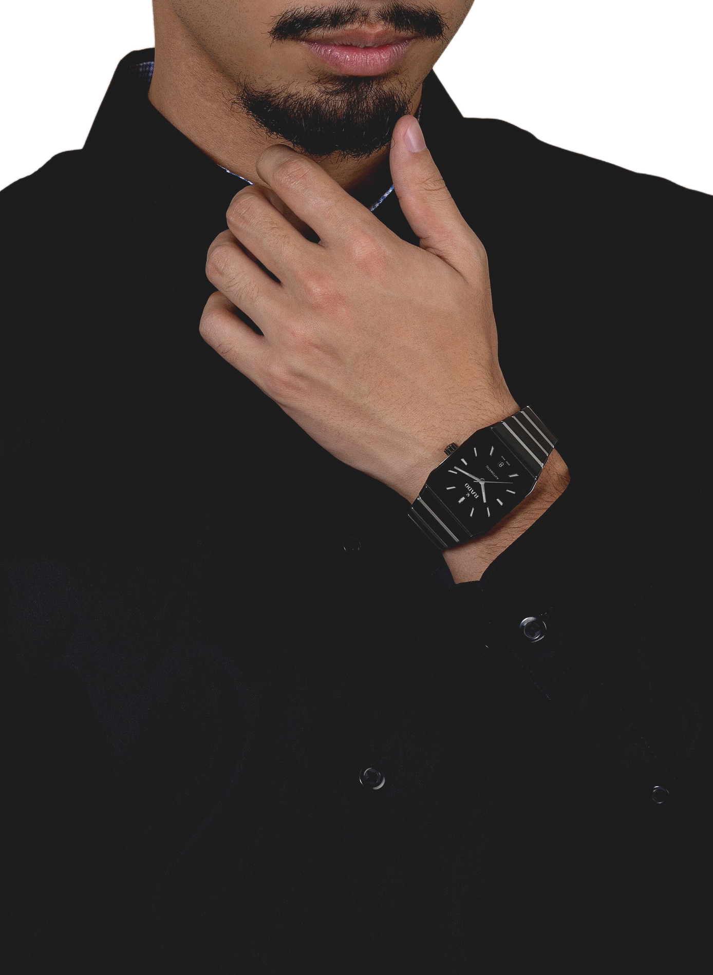 Montre automatique Anatom en céramique RADO Noir