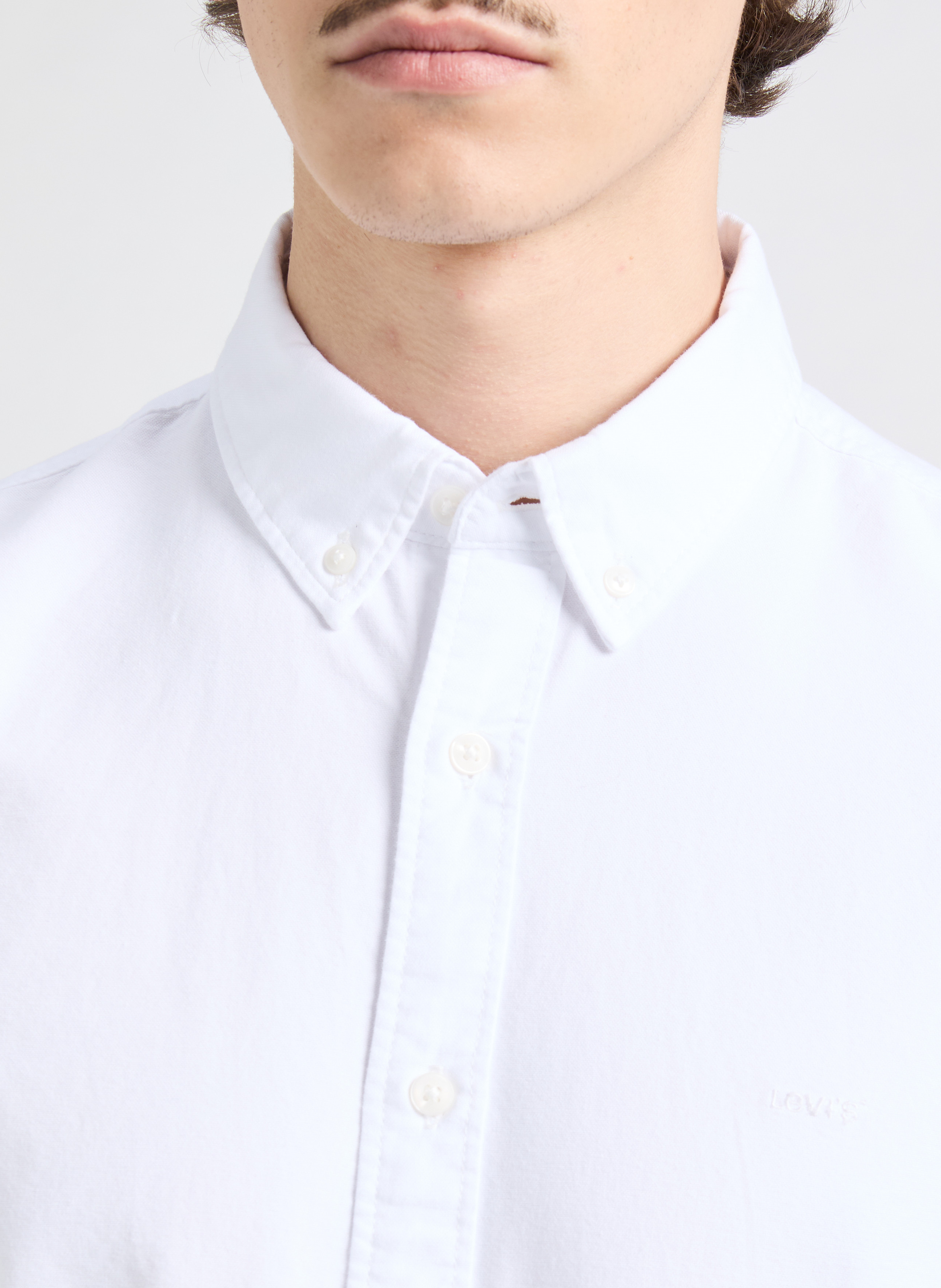 Chemise denim en coton  LEVI'S Blanc