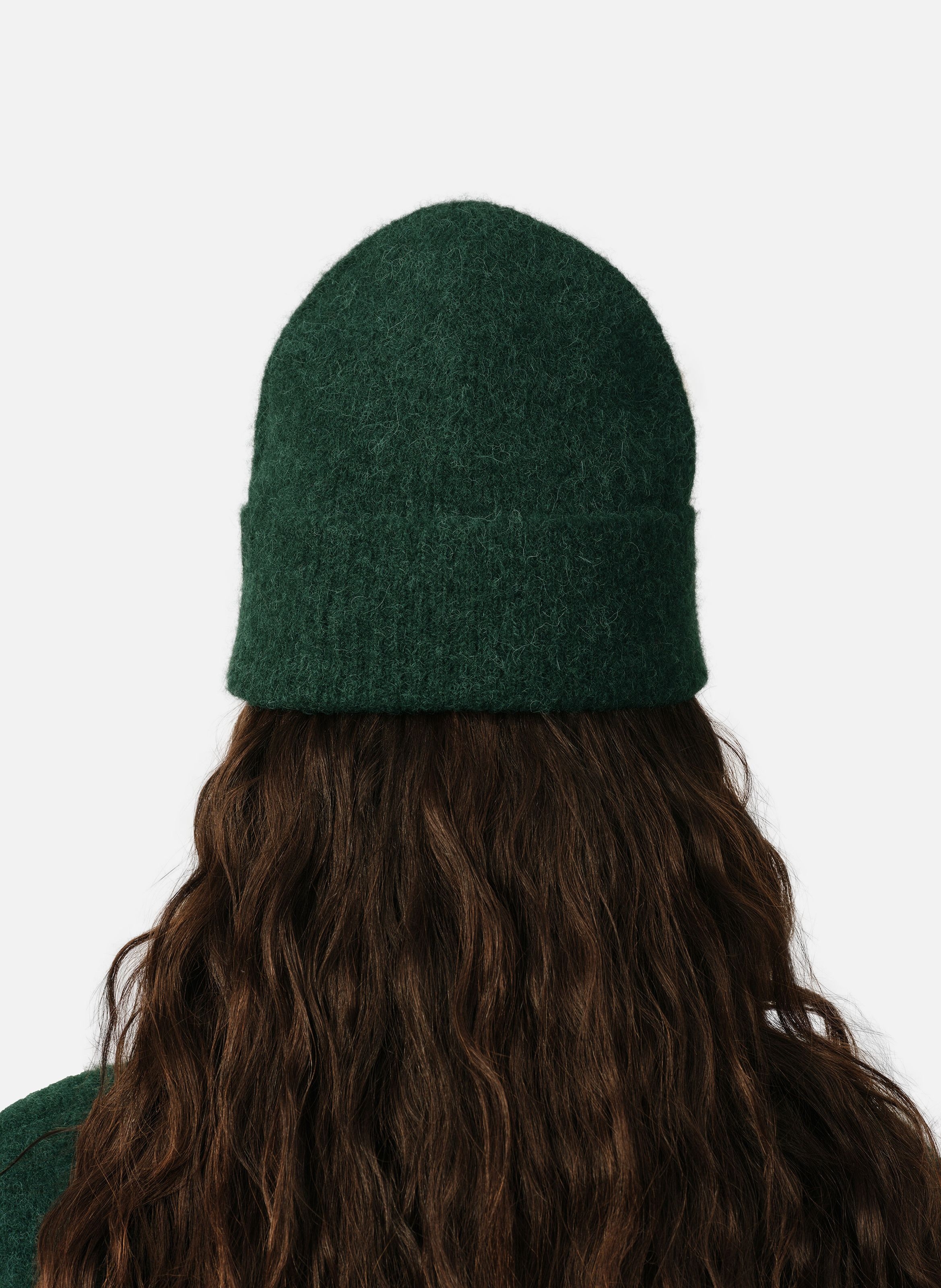 Bonnet unisexe en alpaga ami de coeur AMI PARIS Vert