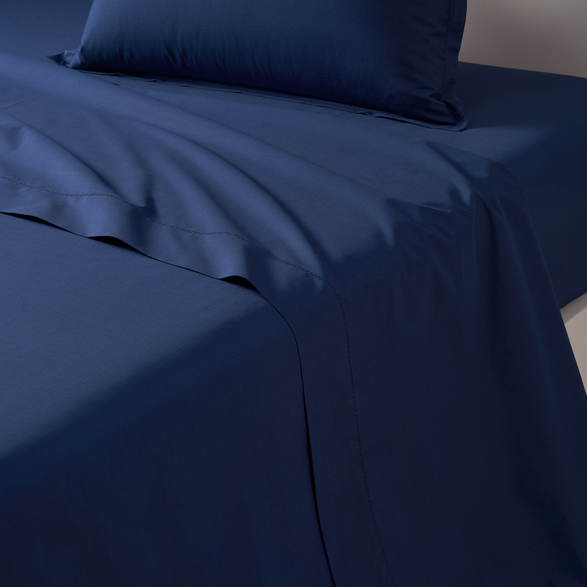 Drap plat en percale de coton, alcove  Navire
