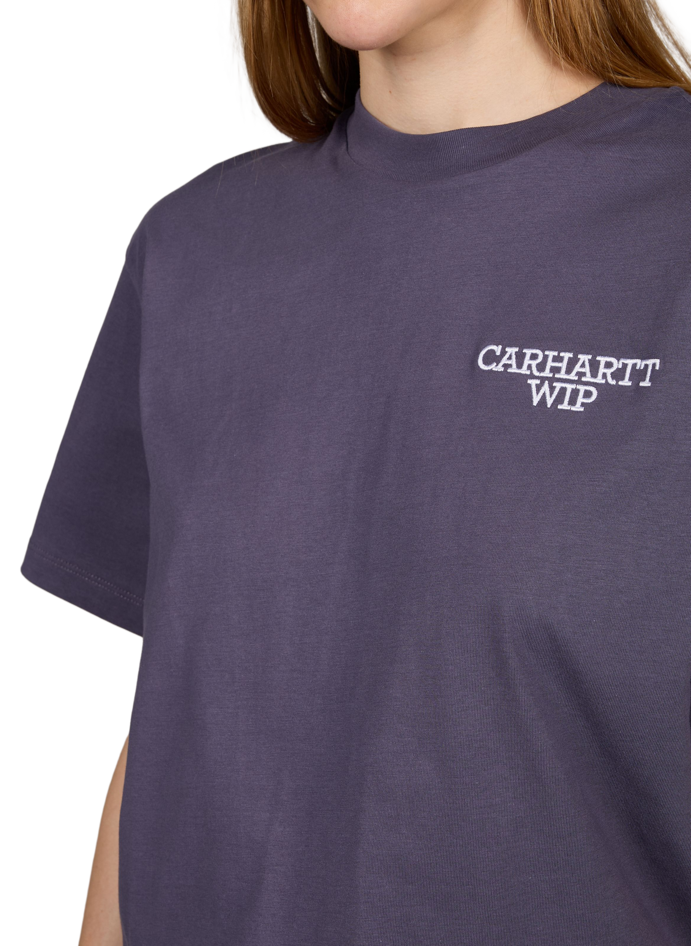 T-shirt Hugging Cats with back print in cotton CARHARTT WIP Purple
