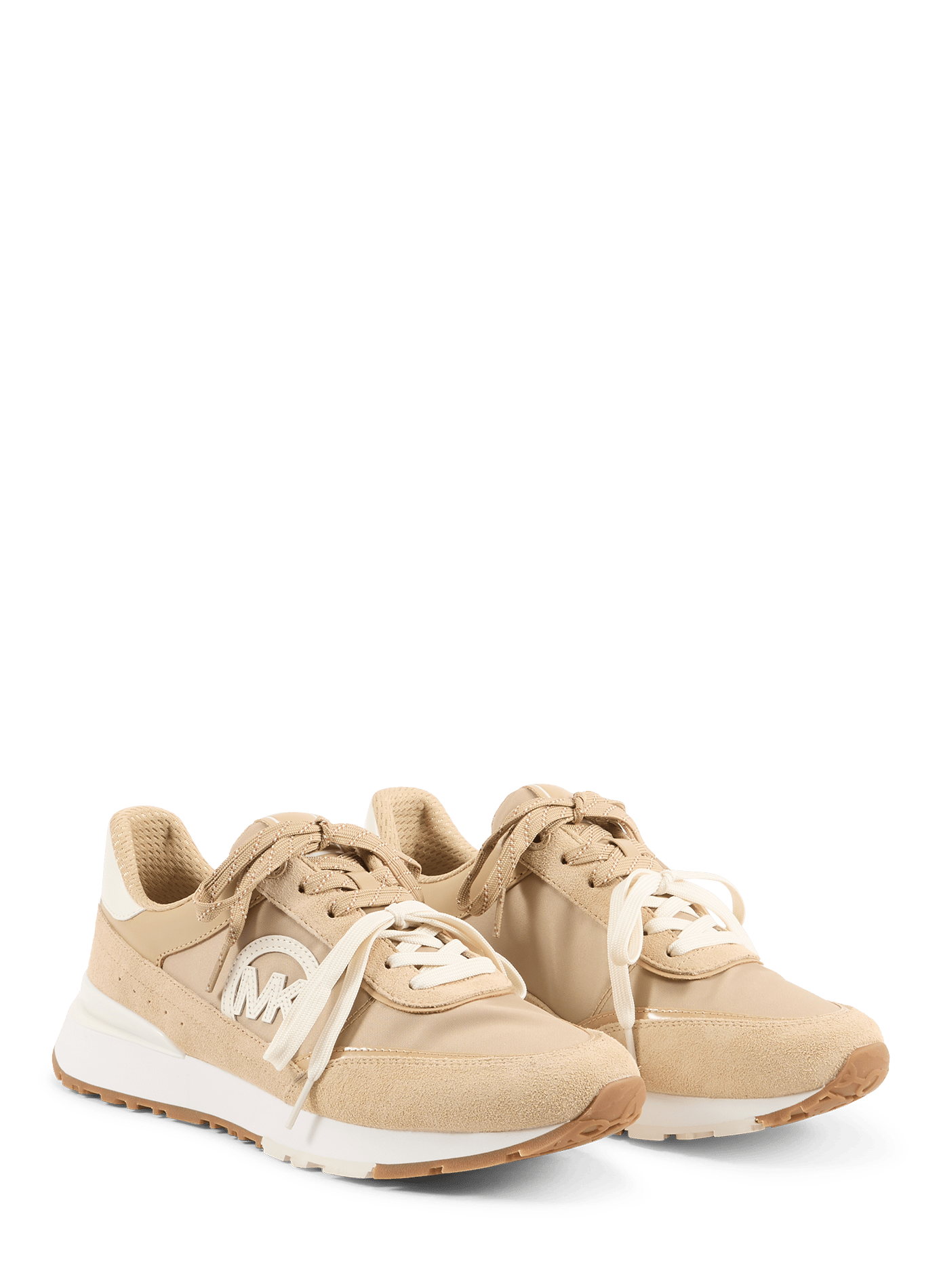 Tweemateriaal sneakers Nova Trainer MICHAEL KORS Beige
