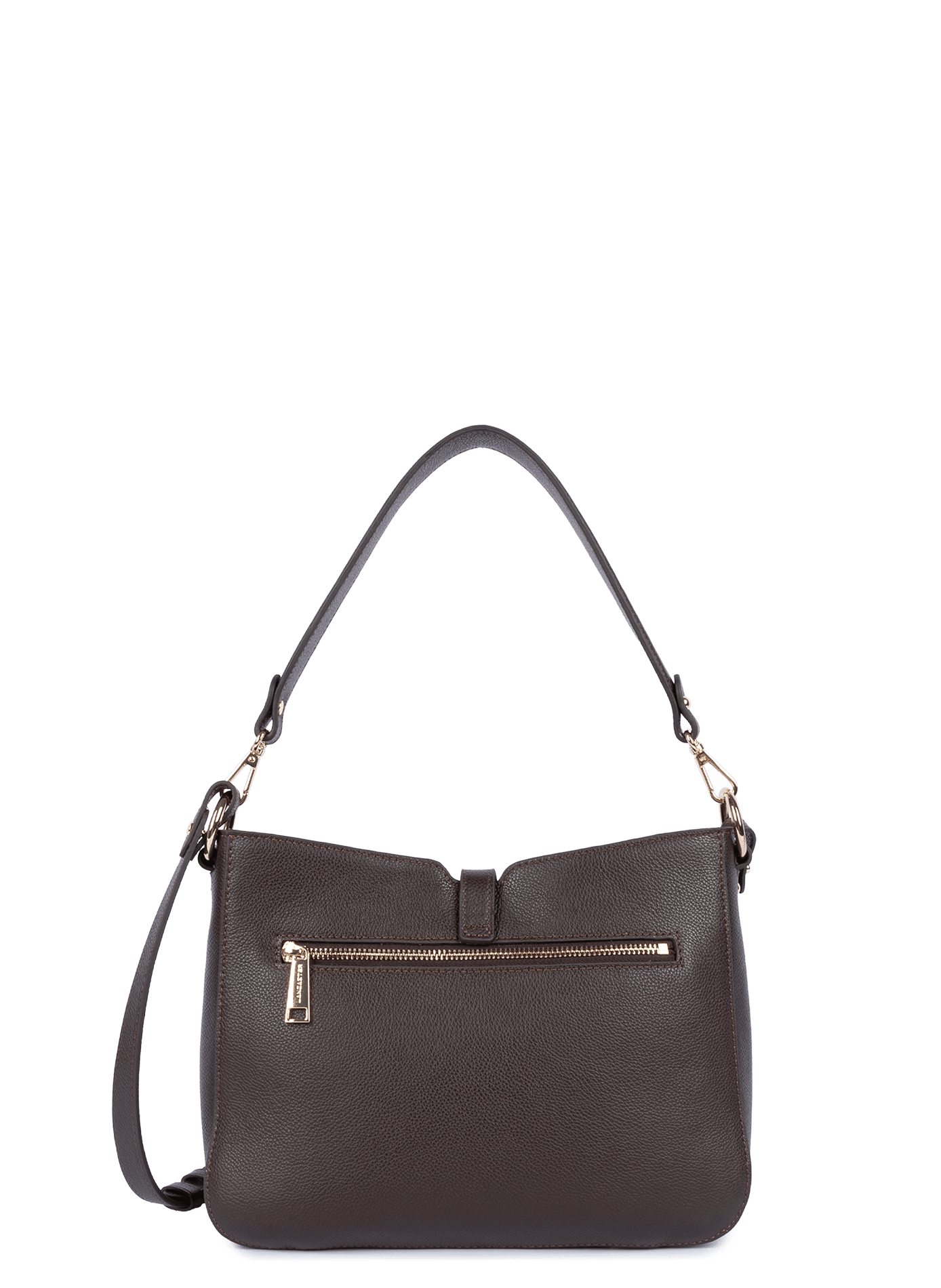 Grand sac besace - milano horizon LANCASTER Marron